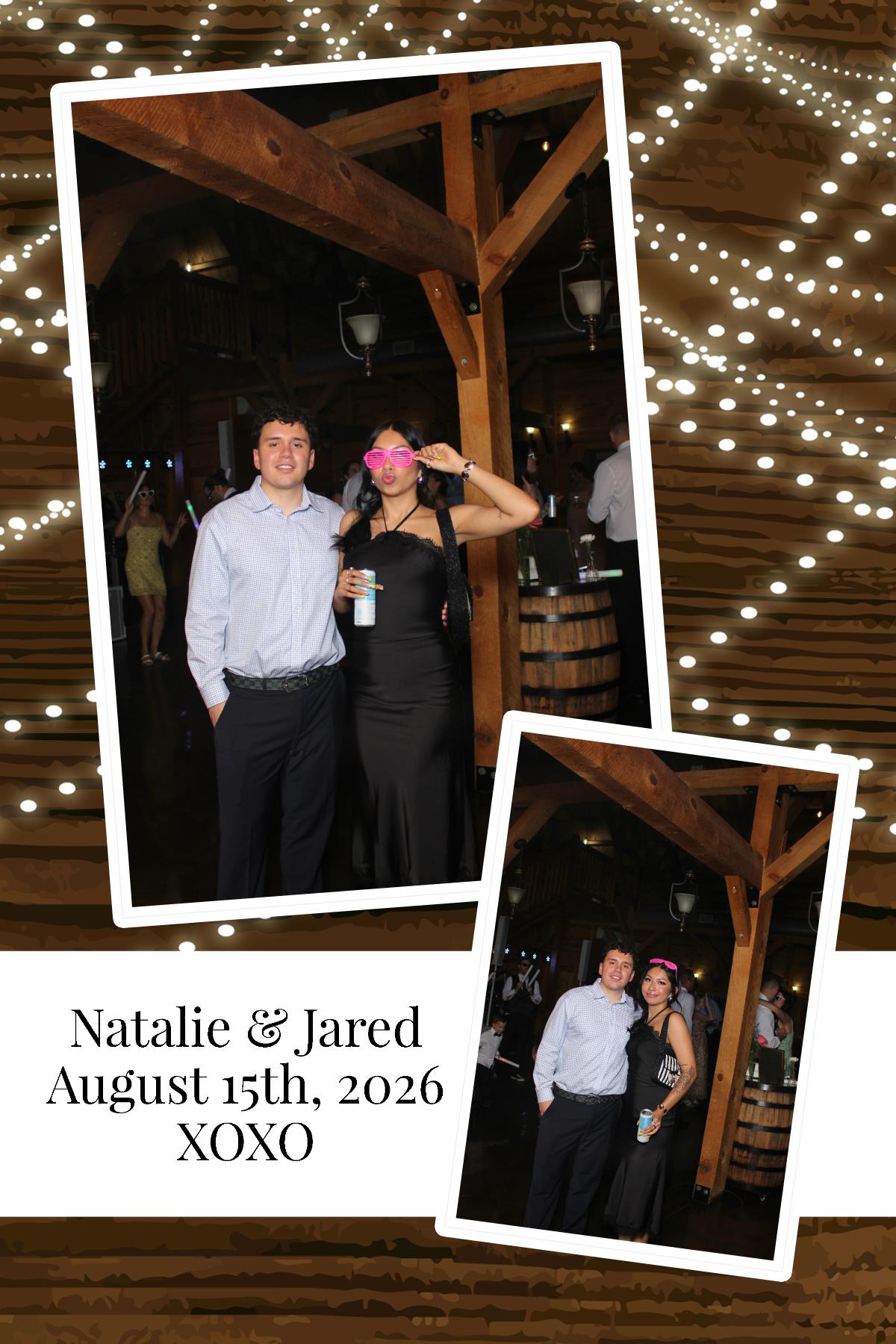 Natalie & Jared | View more photos from the event at gallery.photoboothcincy.com/u/PhotoBoothCincy/Natalie-Jared