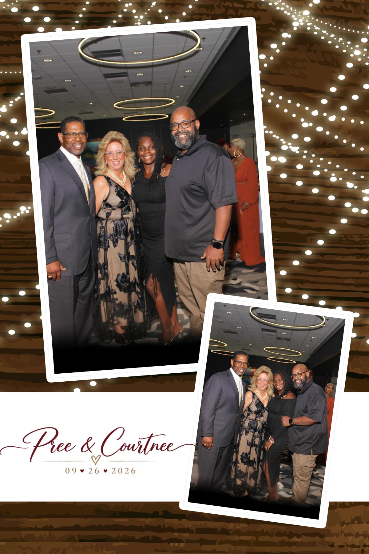 Pree & Courtnee Wedding | View more photos from the event at gallery.photoboothcincy.com/u/PhotoBoothCincy/Pree-Courtnee-Wedding