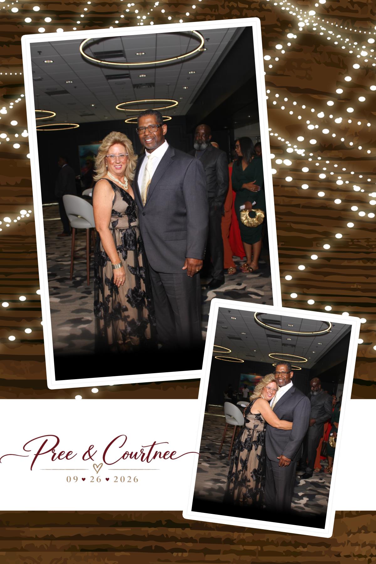 Pree & Courtnee Wedding | View more photos from the event at gallery.photoboothcincy.com/u/PhotoBoothCincy/Pree-Courtnee-Wedding