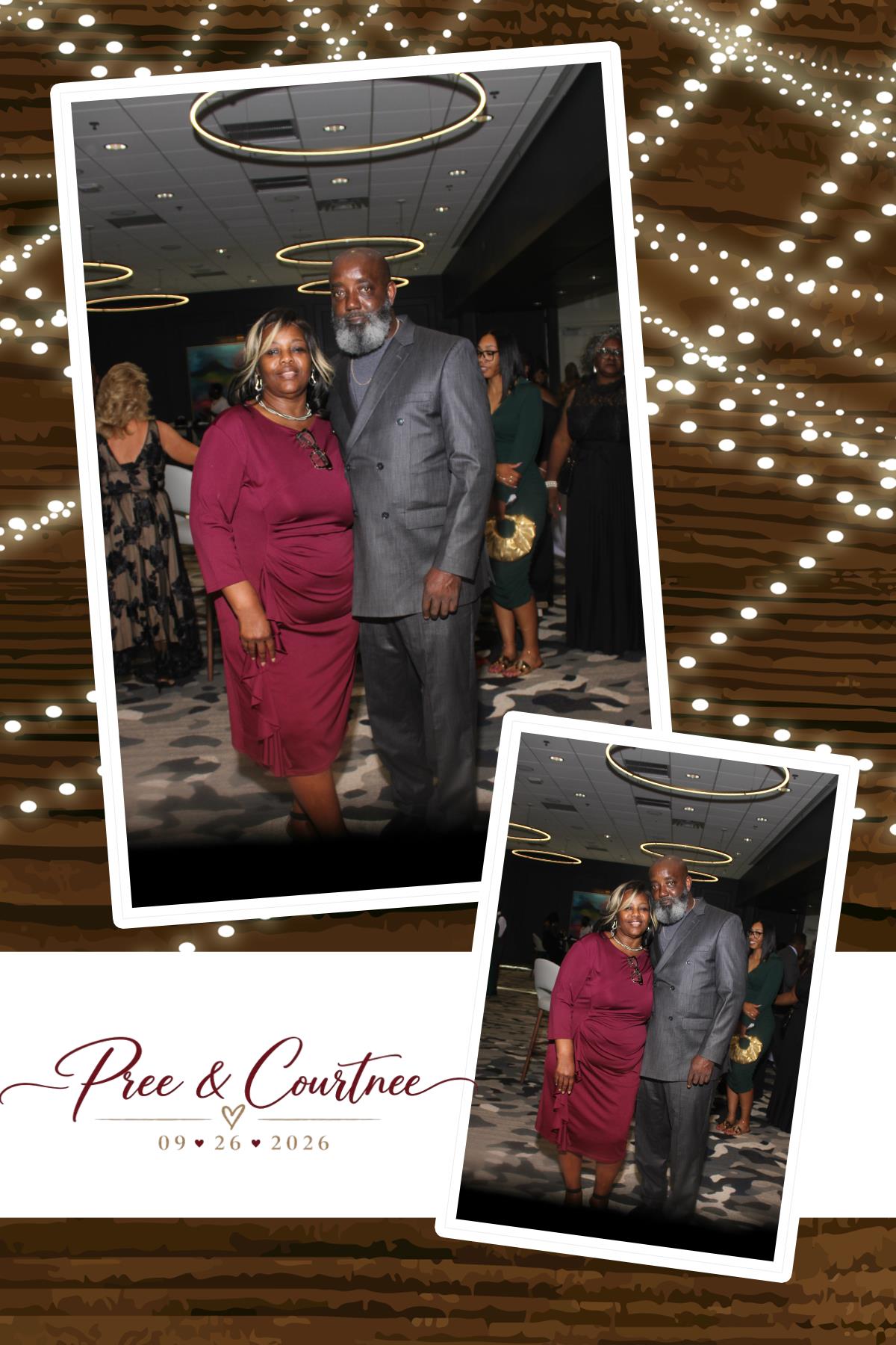 Pree & Courtnee Wedding | View more photos from the event at gallery.photoboothcincy.com/u/PhotoBoothCincy/Pree-Courtnee-Wedding