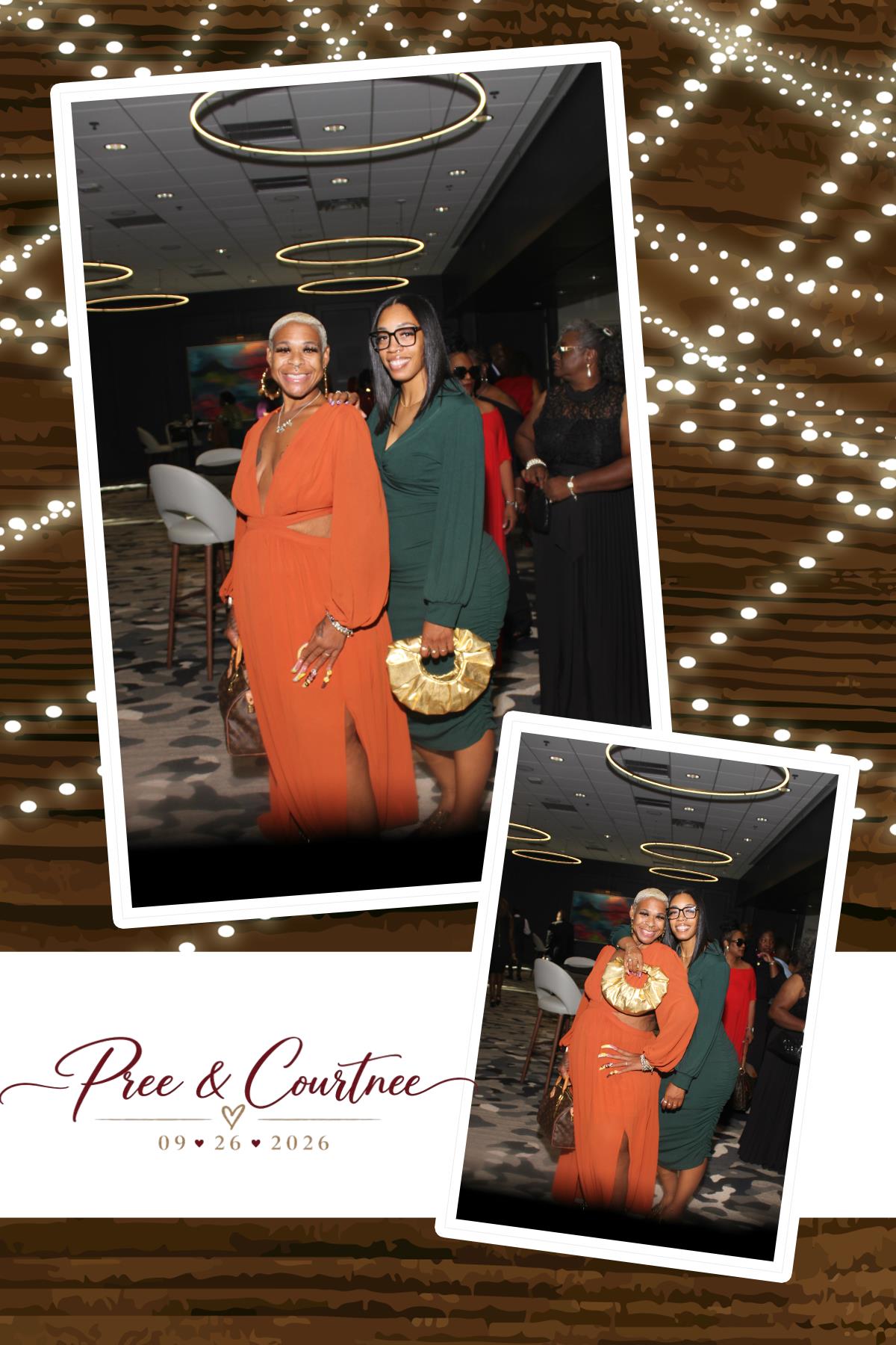 Pree & Courtnee Wedding | View more photos from the event at gallery.photoboothcincy.com/u/PhotoBoothCincy/Pree-Courtnee-Wedding
