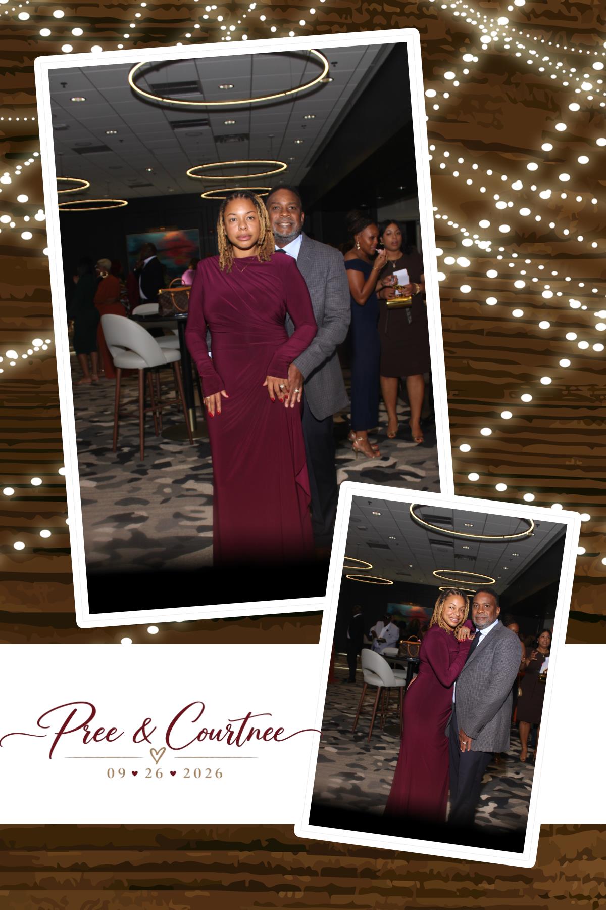 Pree & Courtnee Wedding | View more photos from the event at gallery.photoboothcincy.com/u/PhotoBoothCincy/Pree-Courtnee-Wedding