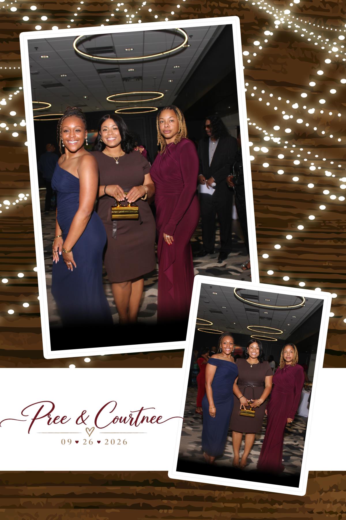 Pree & Courtnee Wedding | View more photos from the event at gallery.photoboothcincy.com/u/PhotoBoothCincy/Pree-Courtnee-Wedding