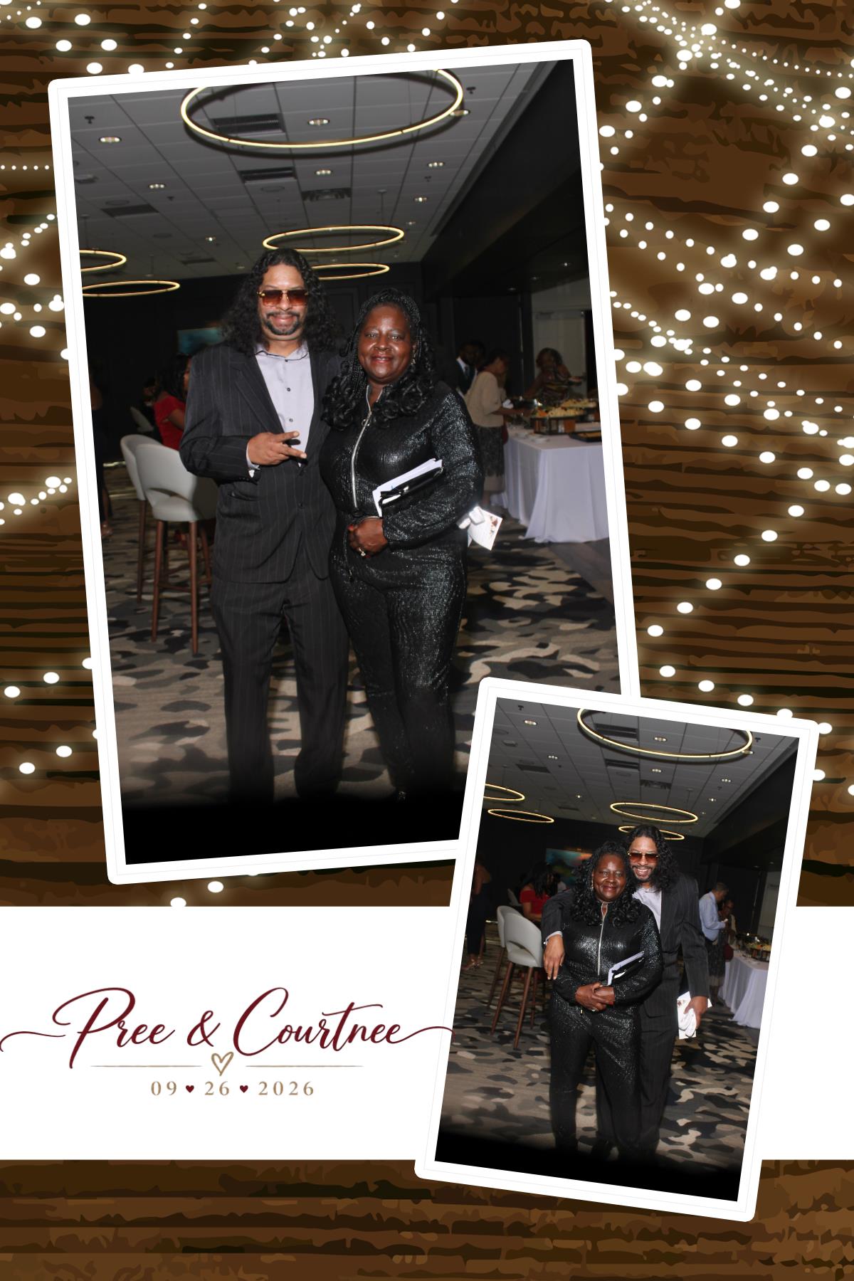 Pree & Courtnee Wedding | View more photos from the event at gallery.photoboothcincy.com/u/PhotoBoothCincy/Pree-Courtnee-Wedding