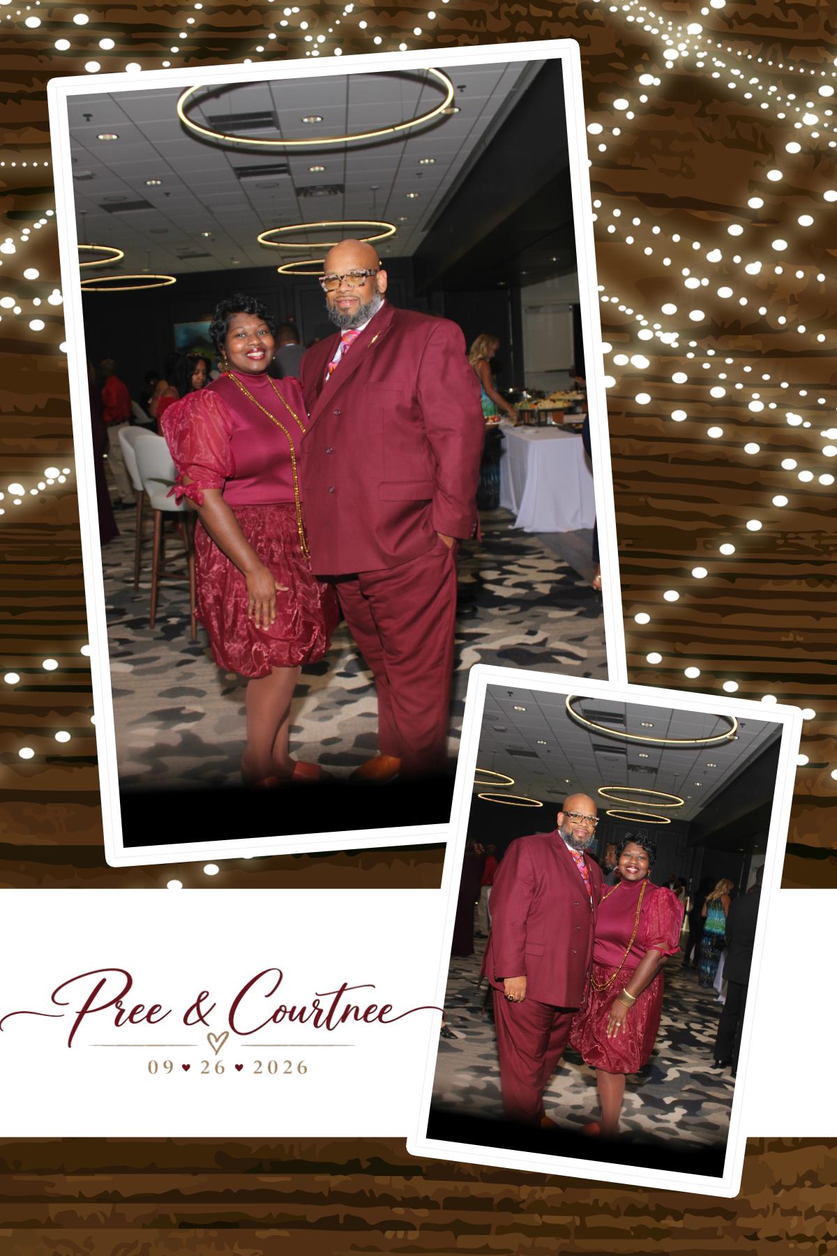 Pree & Courtnee Wedding | View more photos from the event at gallery.photoboothcincy.com/u/PhotoBoothCincy/Pree-Courtnee-Wedding