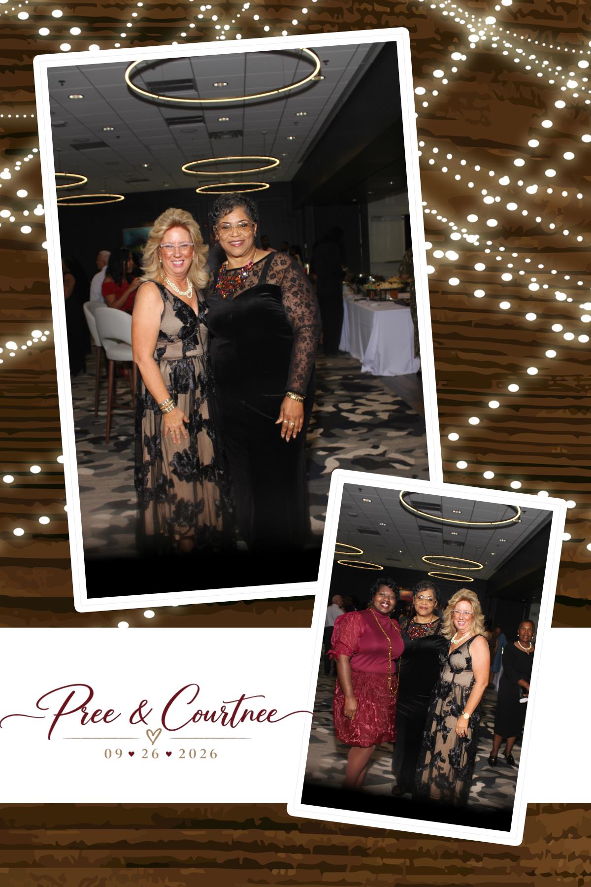 Pree & Courtnee Wedding | View more photos from the event at gallery.photoboothcincy.com/u/PhotoBoothCincy/Pree-Courtnee-Wedding
