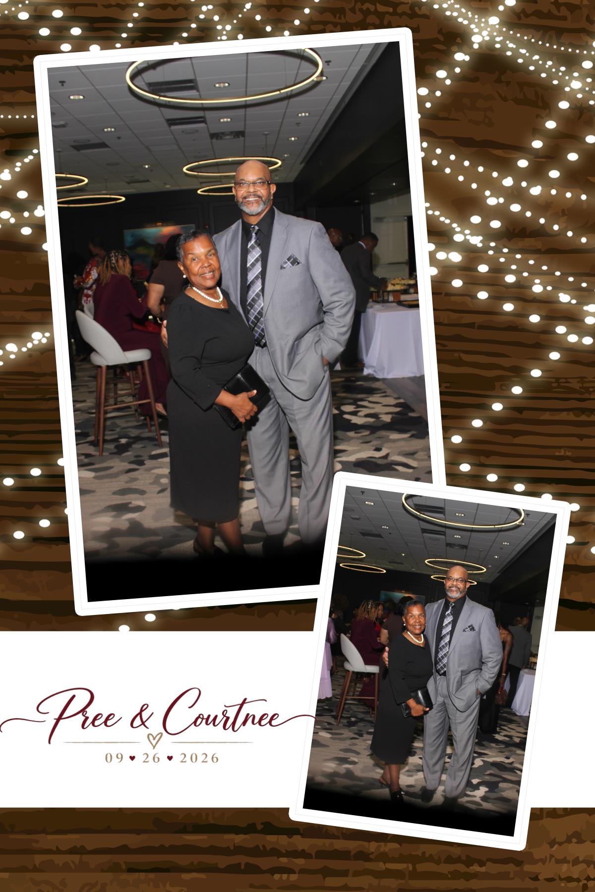 Pree & Courtnee Wedding | View more photos from the event at gallery.photoboothcincy.com/u/PhotoBoothCincy/Pree-Courtnee-Wedding
