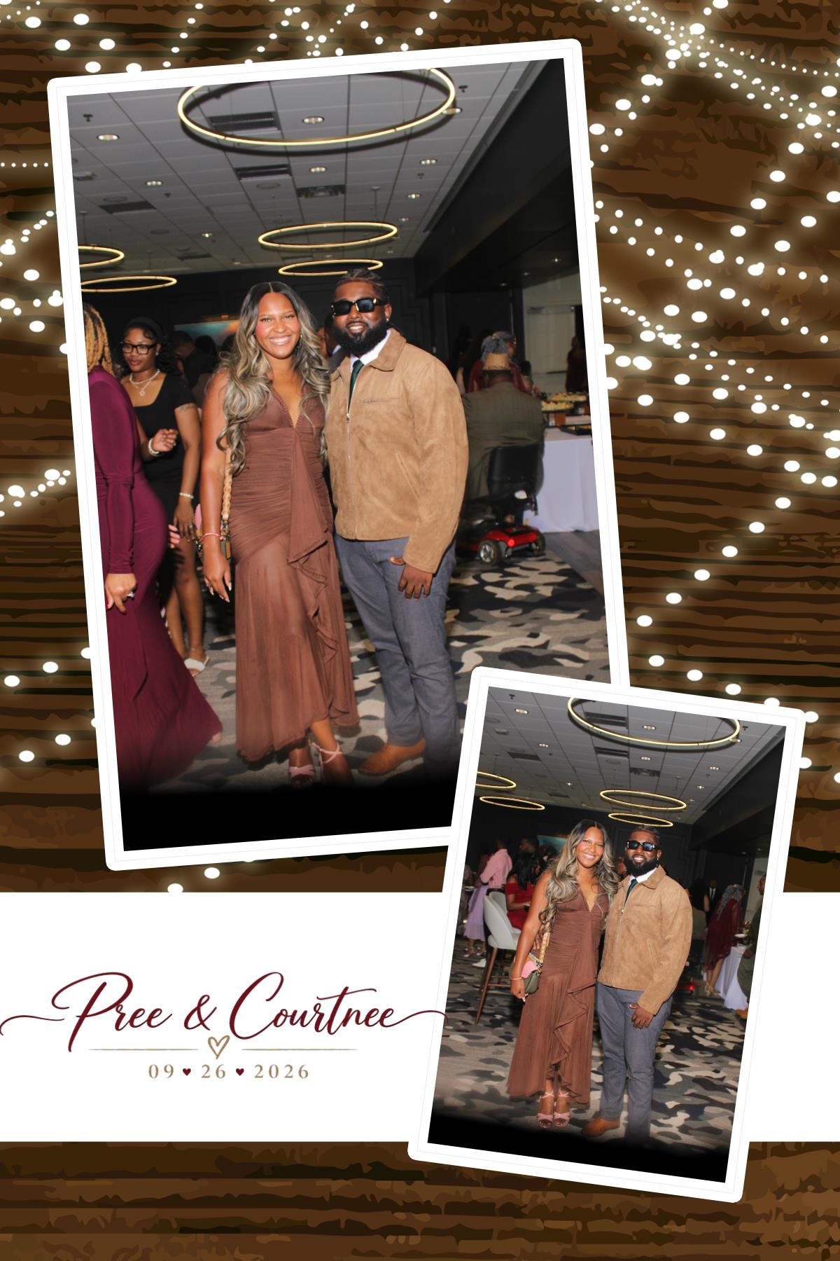 Pree & Courtnee Wedding | View more photos from the event at gallery.photoboothcincy.com/u/PhotoBoothCincy/Pree-Courtnee-Wedding