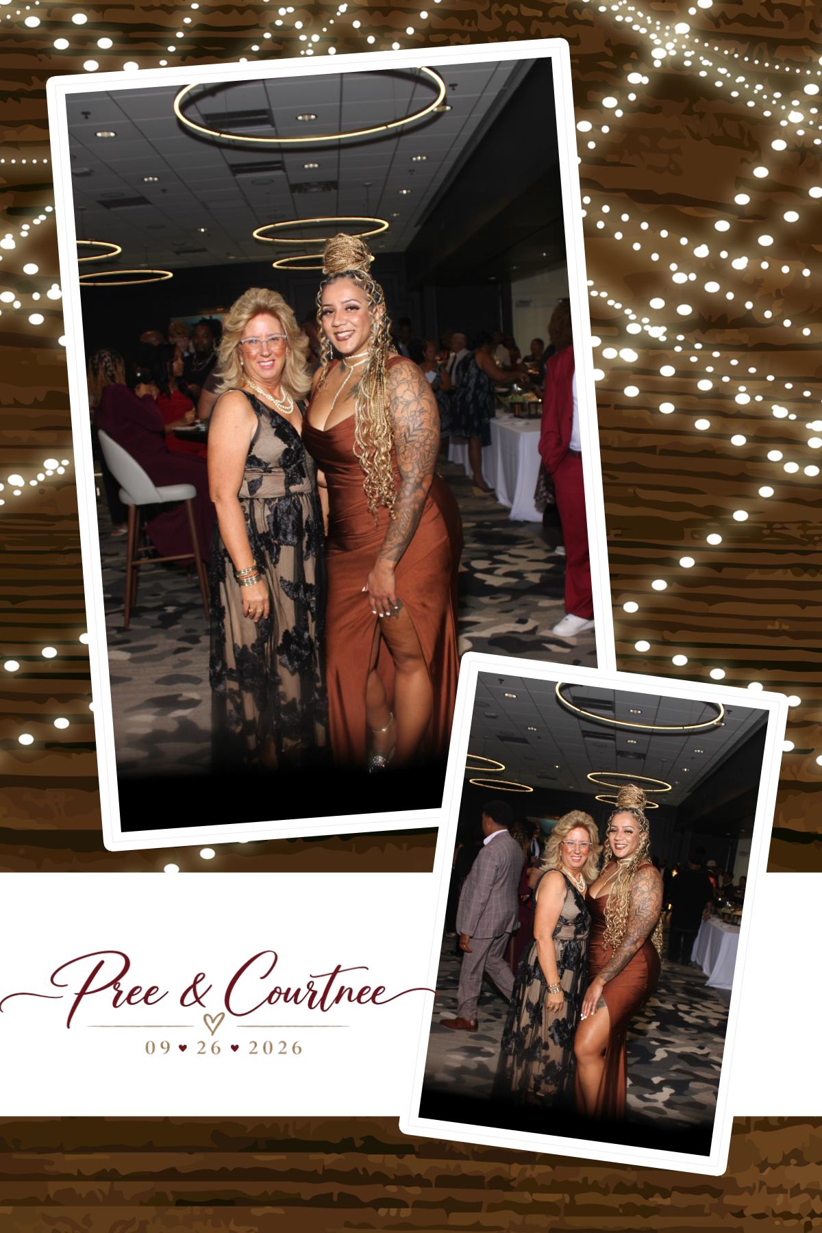 Pree & Courtnee Wedding | View more photos from the event at gallery.photoboothcincy.com/u/PhotoBoothCincy/Pree-Courtnee-Wedding