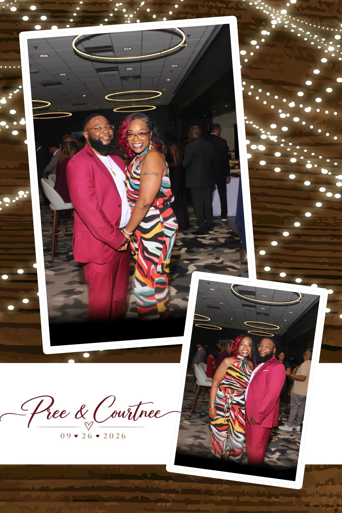 Pree & Courtnee Wedding | View more photos from the event at gallery.photoboothcincy.com/u/PhotoBoothCincy/Pree-Courtnee-Wedding