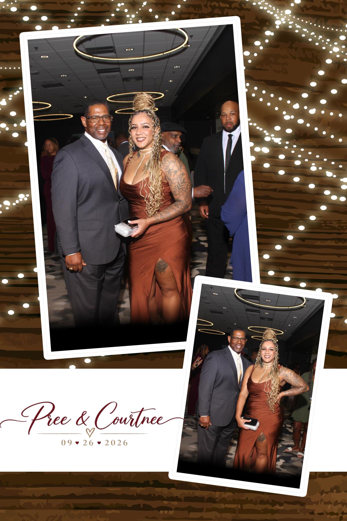 Pree & Courtnee Wedding | View more photos from the event at gallery.photoboothcincy.com/u/PhotoBoothCincy/Pree-Courtnee-Wedding