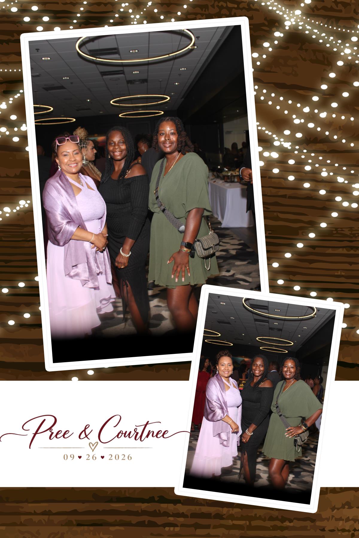 Pree & Courtnee Wedding | View more photos from the event at gallery.photoboothcincy.com/u/PhotoBoothCincy/Pree-Courtnee-Wedding