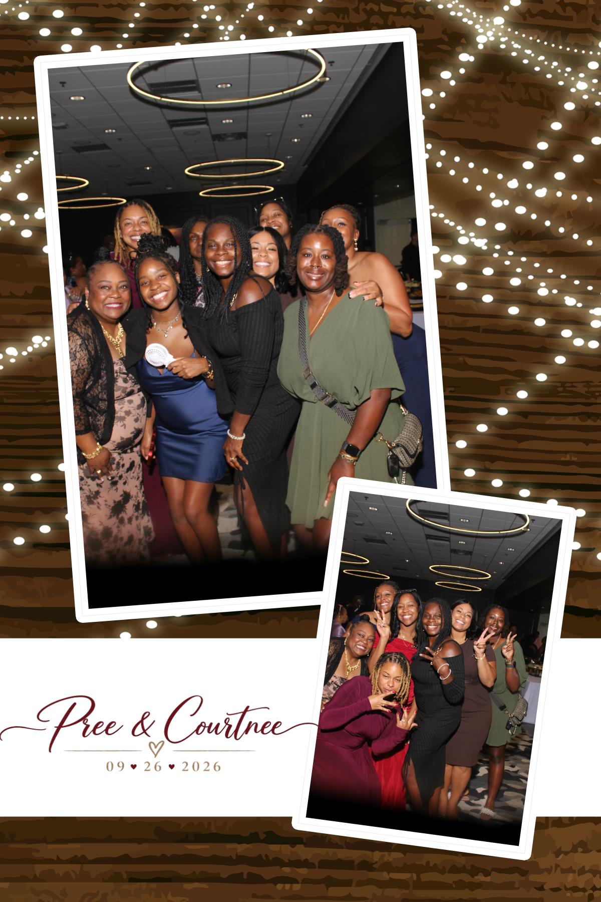Pree & Courtnee Wedding | View more photos from the event at gallery.photoboothcincy.com/u/PhotoBoothCincy/Pree-Courtnee-Wedding