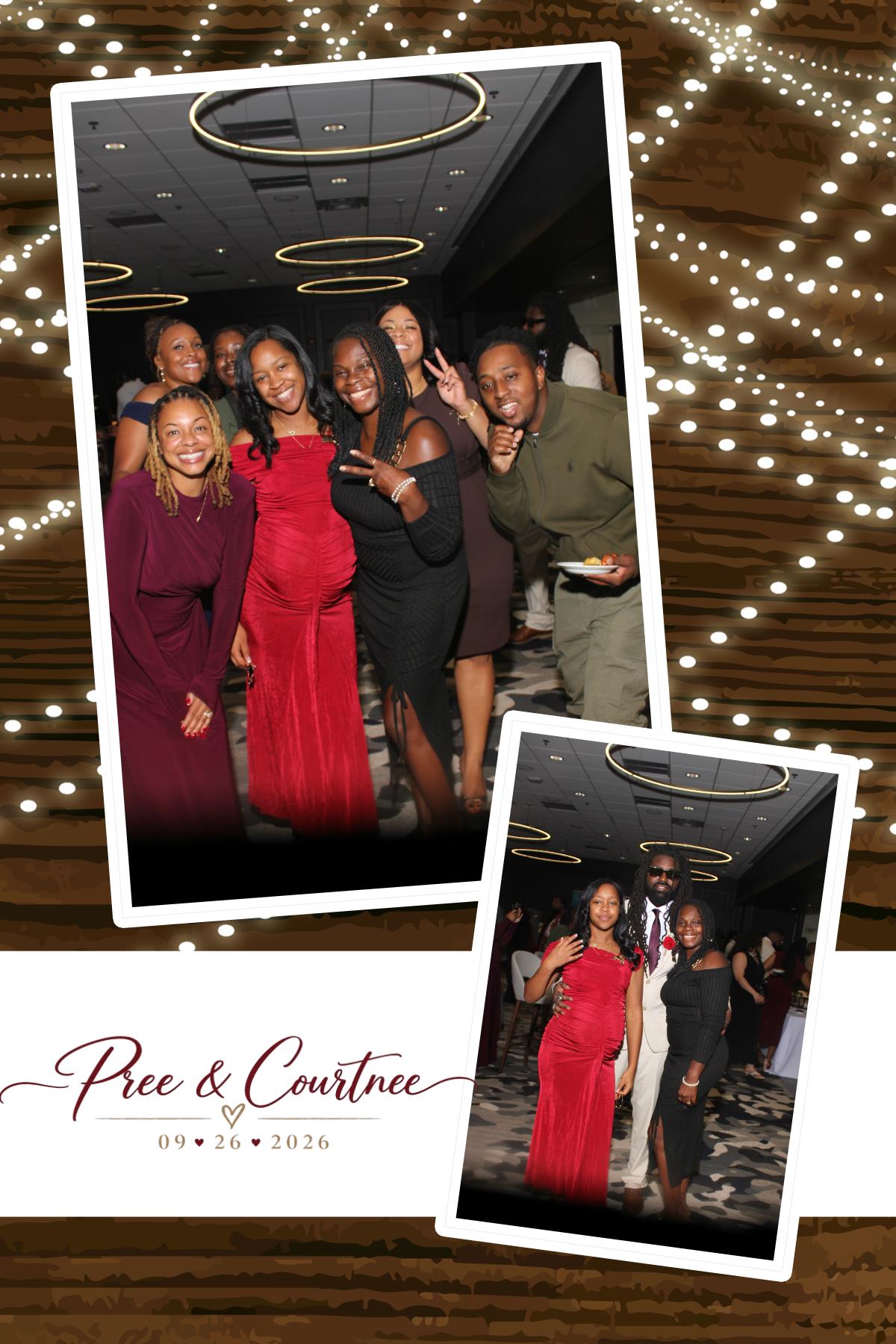 Pree & Courtnee Wedding | View more photos from the event at gallery.photoboothcincy.com/u/PhotoBoothCincy/Pree-Courtnee-Wedding