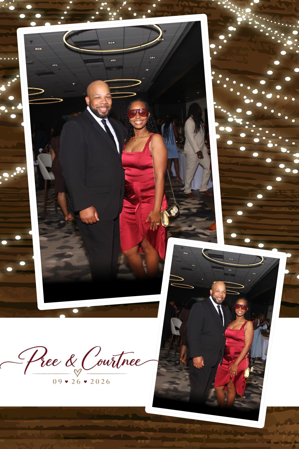 Pree & Courtnee Wedding | View more photos from the event at gallery.photoboothcincy.com/u/PhotoBoothCincy/Pree-Courtnee-Wedding