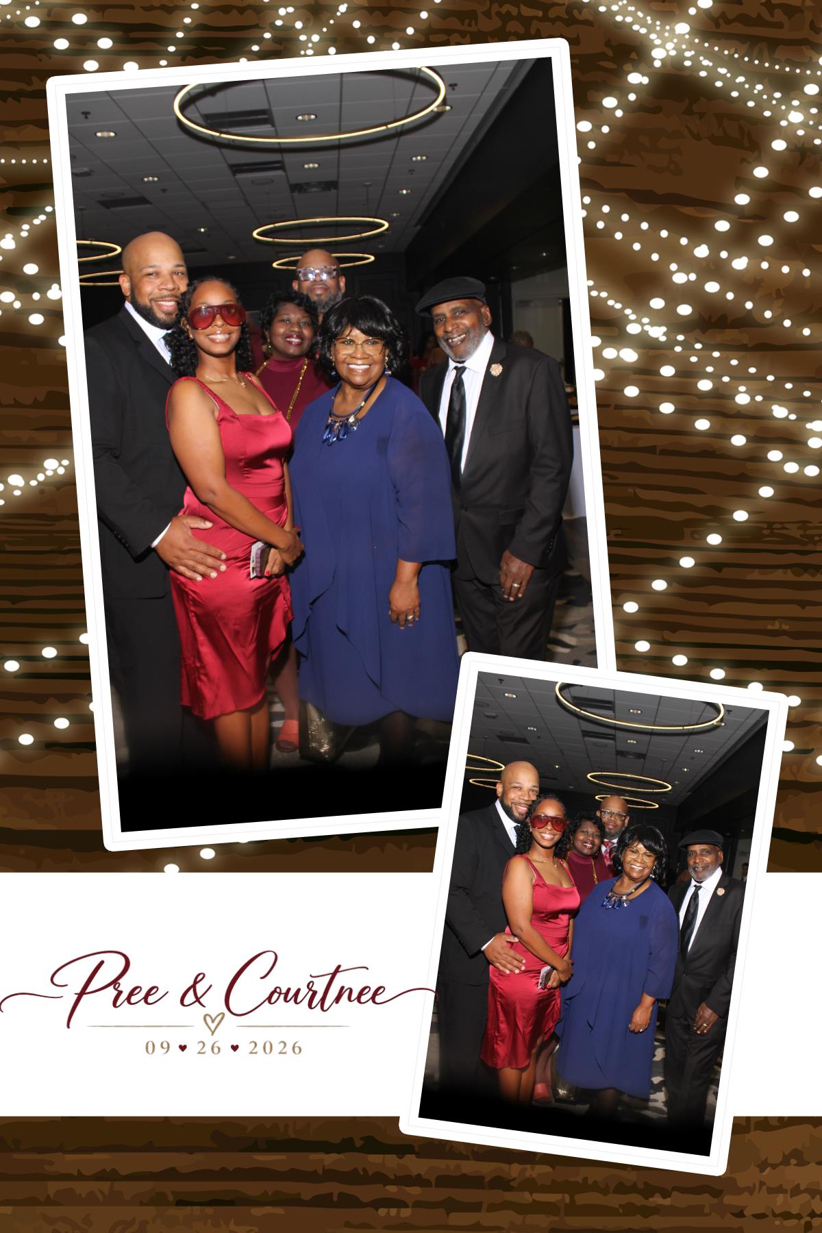 Pree & Courtnee Wedding | View more photos from the event at gallery.photoboothcincy.com/u/PhotoBoothCincy/Pree-Courtnee-Wedding