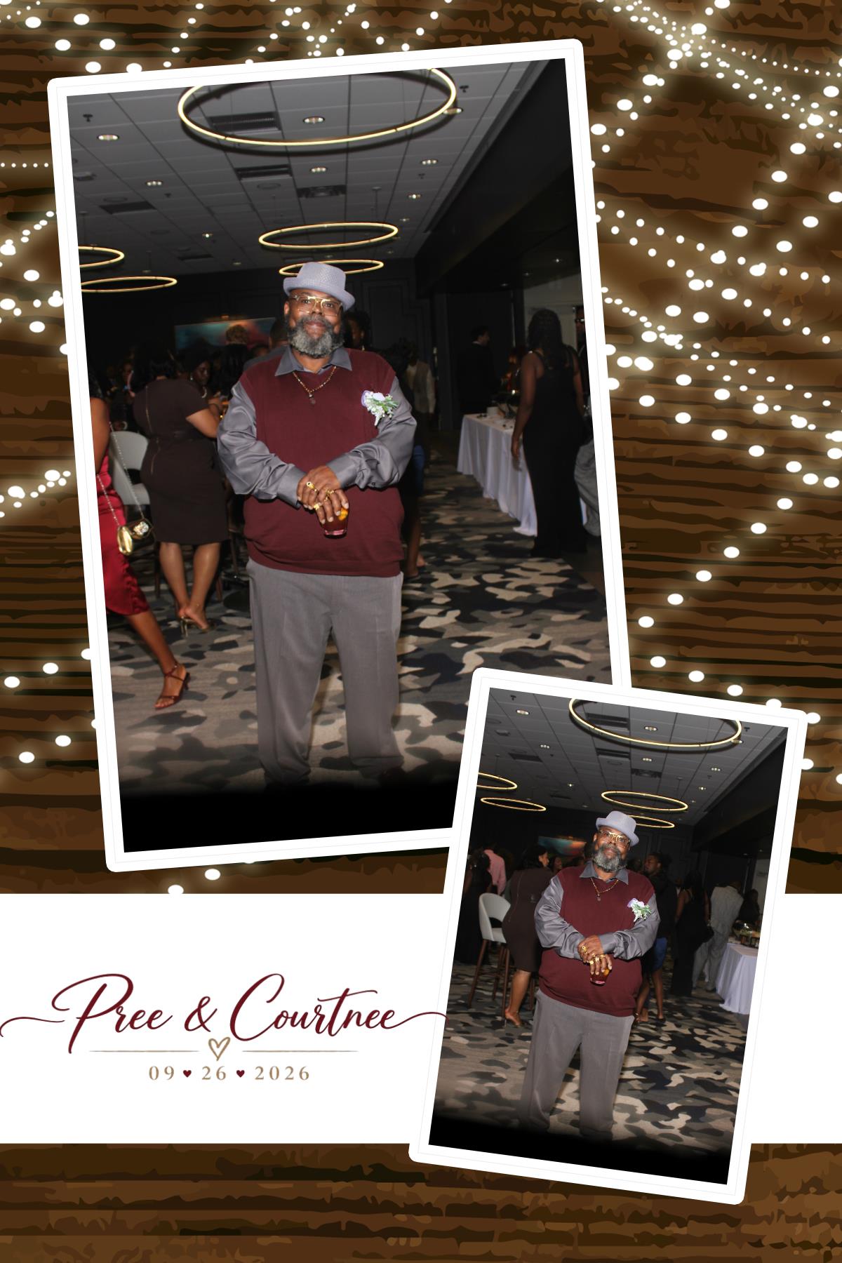 Pree & Courtnee Wedding | View more photos from the event at gallery.photoboothcincy.com/u/PhotoBoothCincy/Pree-Courtnee-Wedding