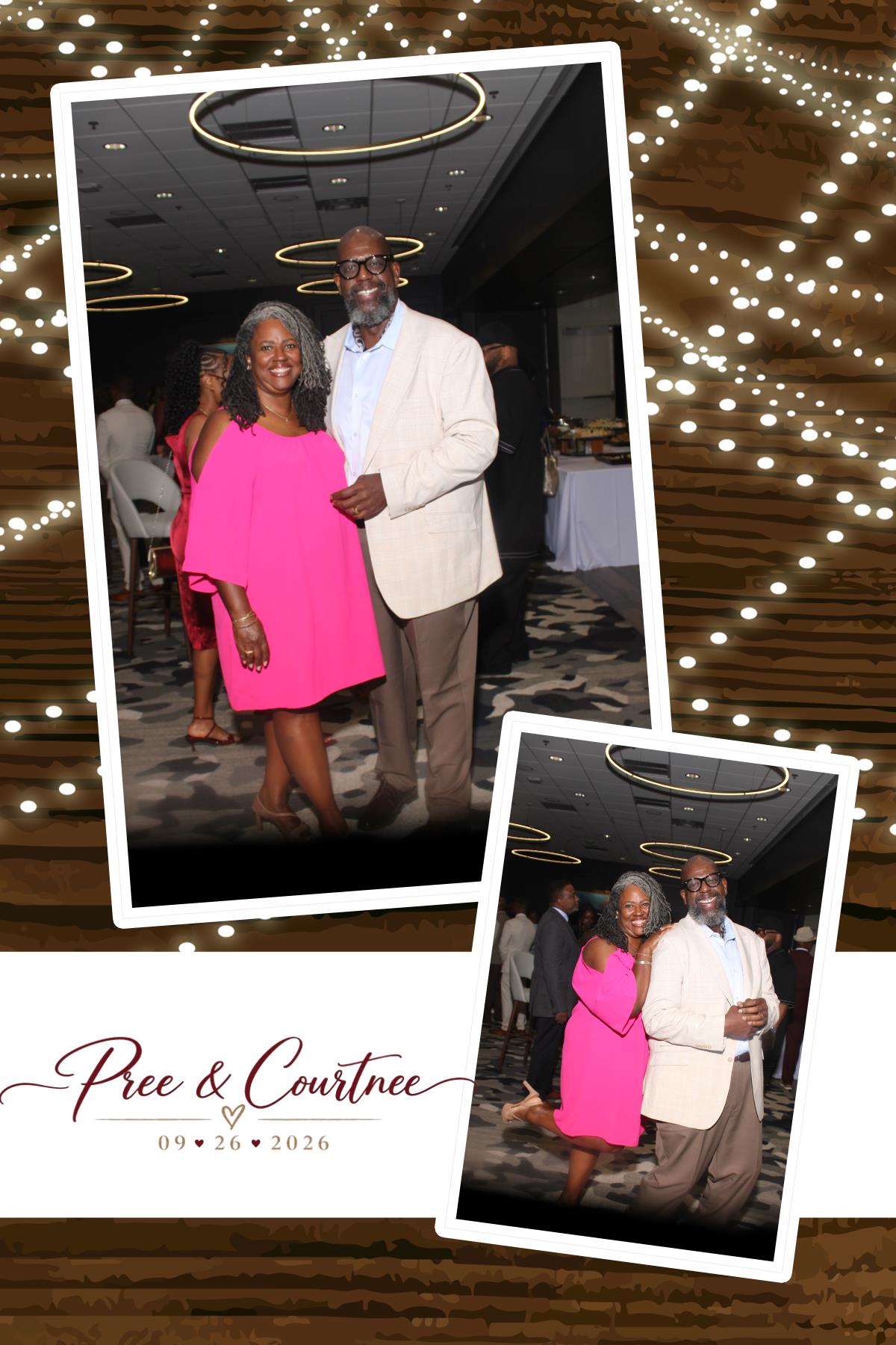 Pree & Courtnee Wedding | View more photos from the event at gallery.photoboothcincy.com/u/PhotoBoothCincy/Pree-Courtnee-Wedding