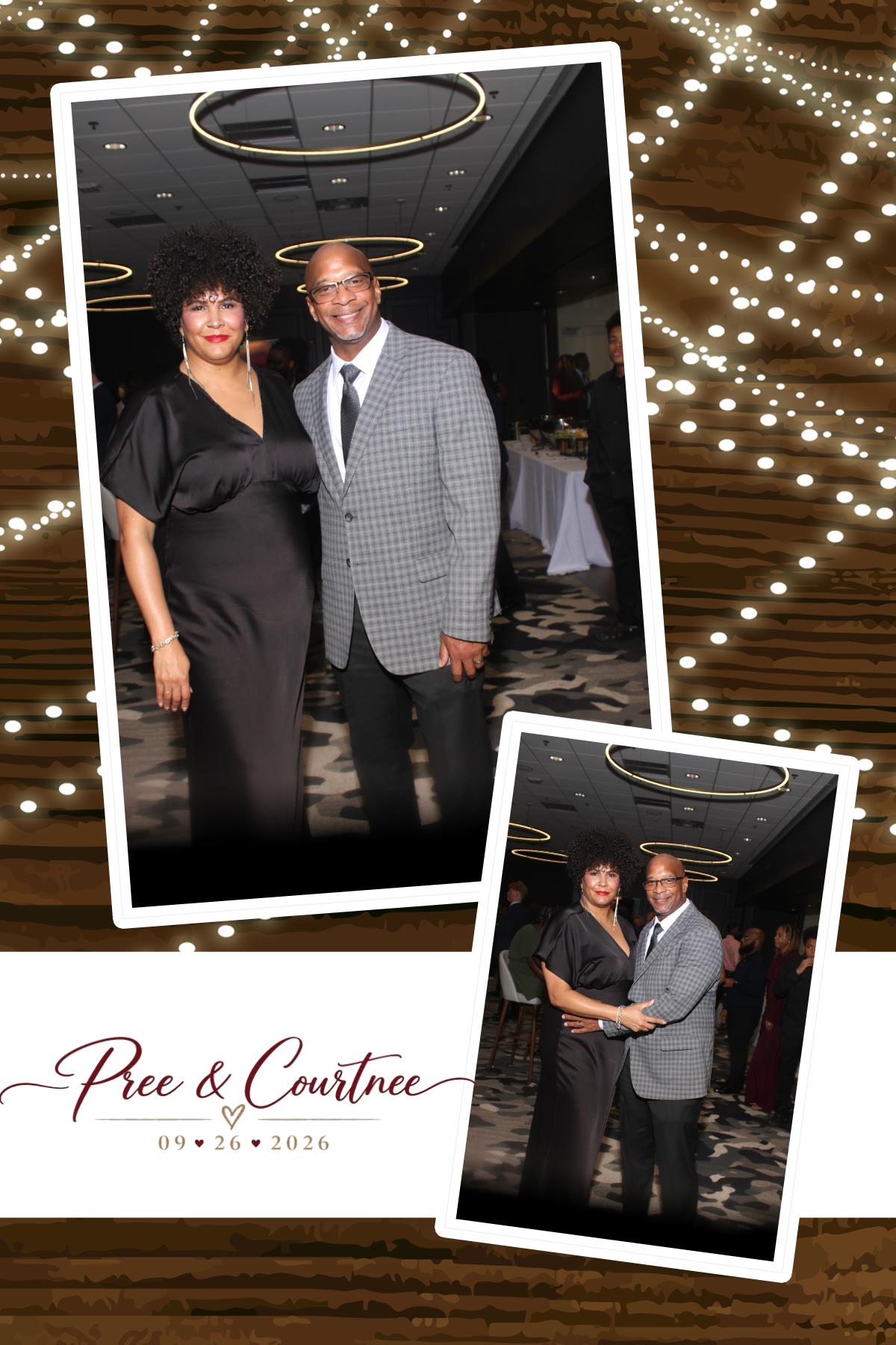 Pree & Courtnee Wedding | View more photos from the event at gallery.photoboothcincy.com/u/PhotoBoothCincy/Pree-Courtnee-Wedding