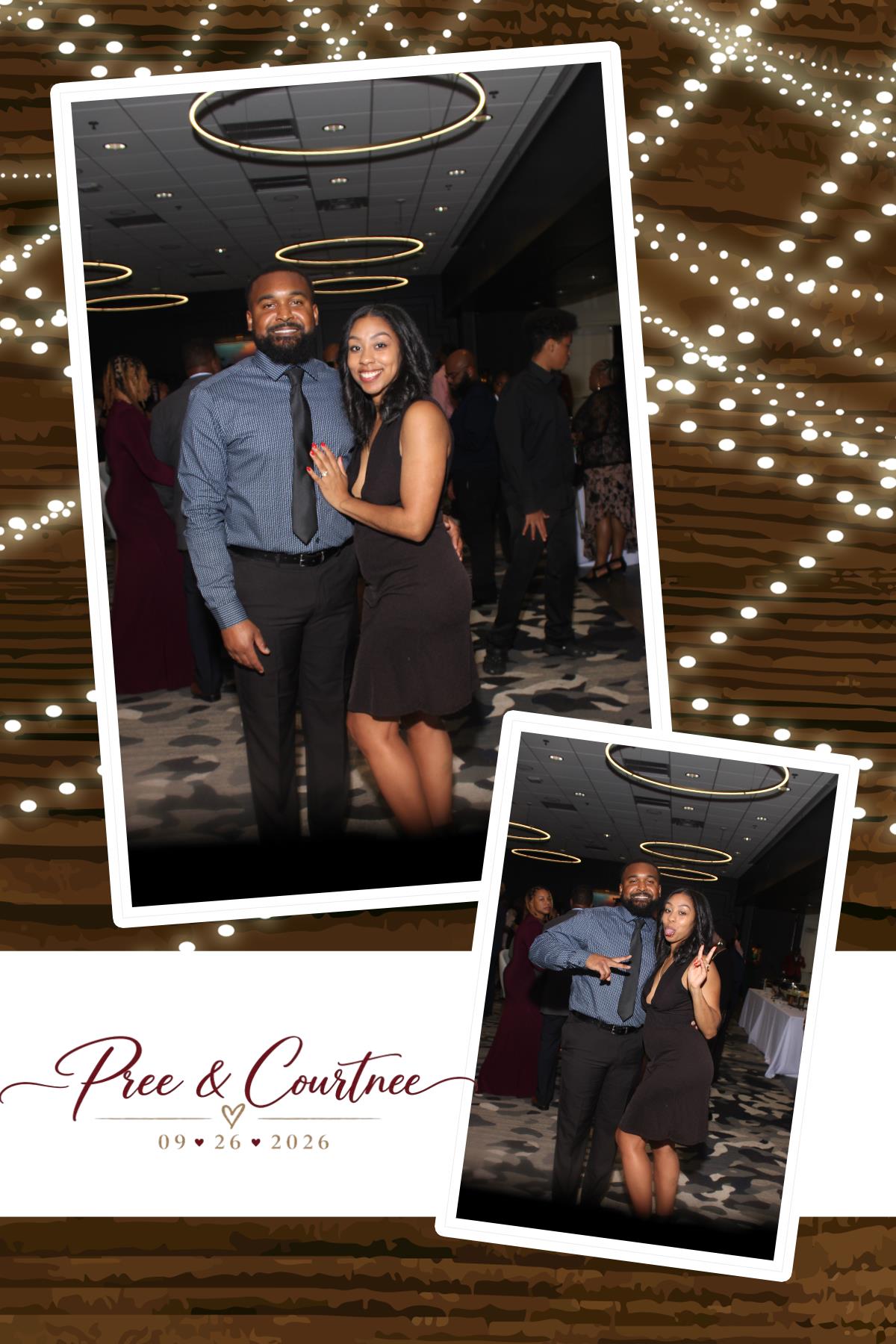 Pree & Courtnee Wedding | View more photos from the event at gallery.photoboothcincy.com/u/PhotoBoothCincy/Pree-Courtnee-Wedding