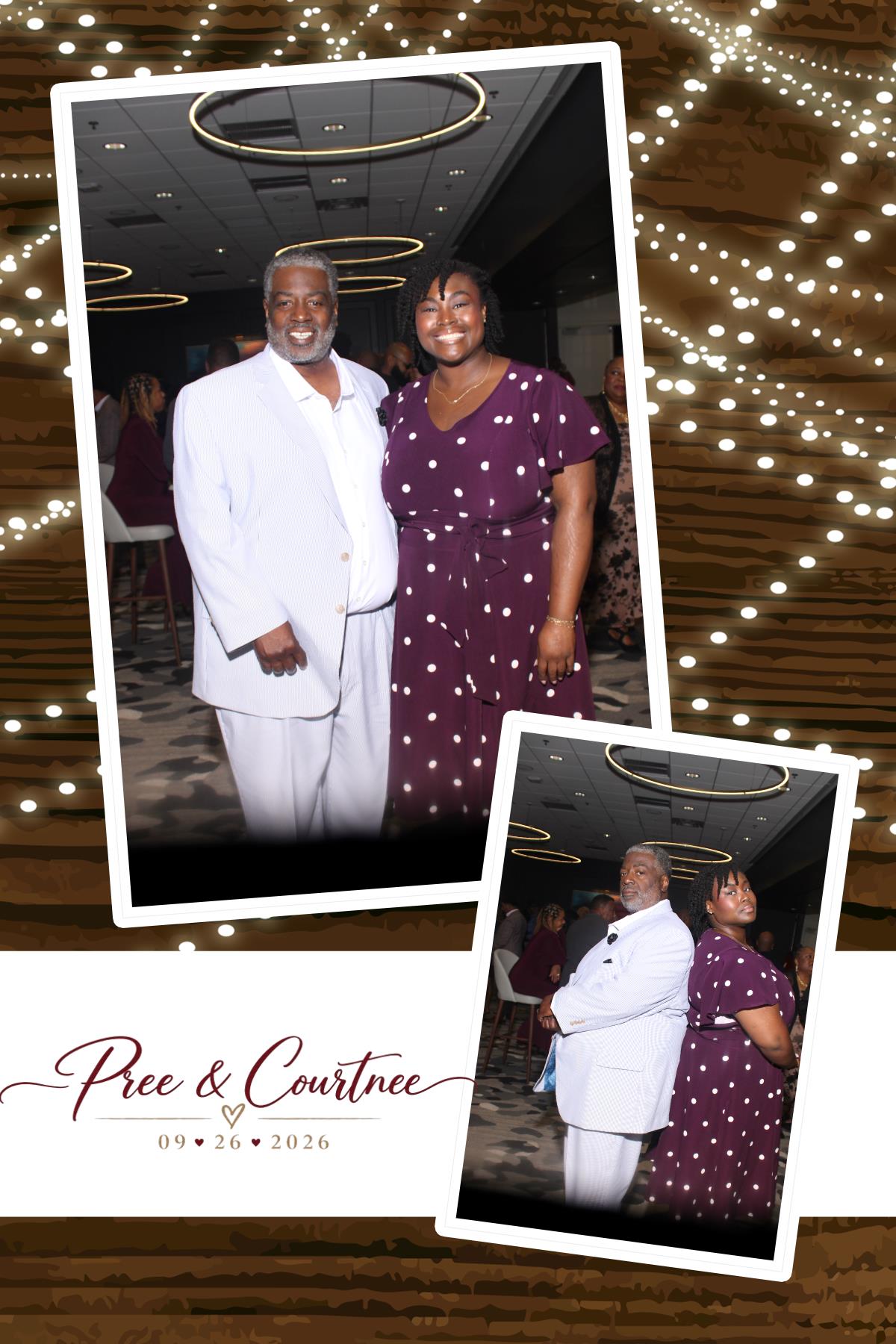 Pree & Courtnee Wedding | View more photos from the event at gallery.photoboothcincy.com/u/PhotoBoothCincy/Pree-Courtnee-Wedding