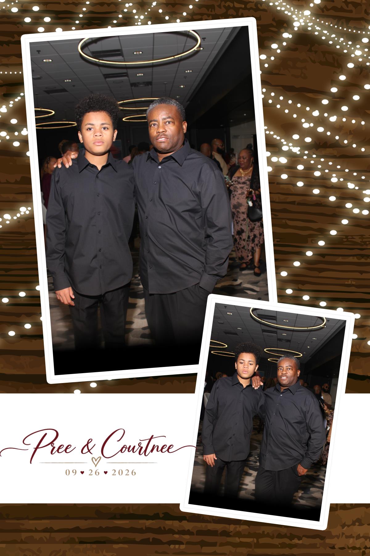 Pree & Courtnee Wedding | View more photos from the event at gallery.photoboothcincy.com/u/PhotoBoothCincy/Pree-Courtnee-Wedding