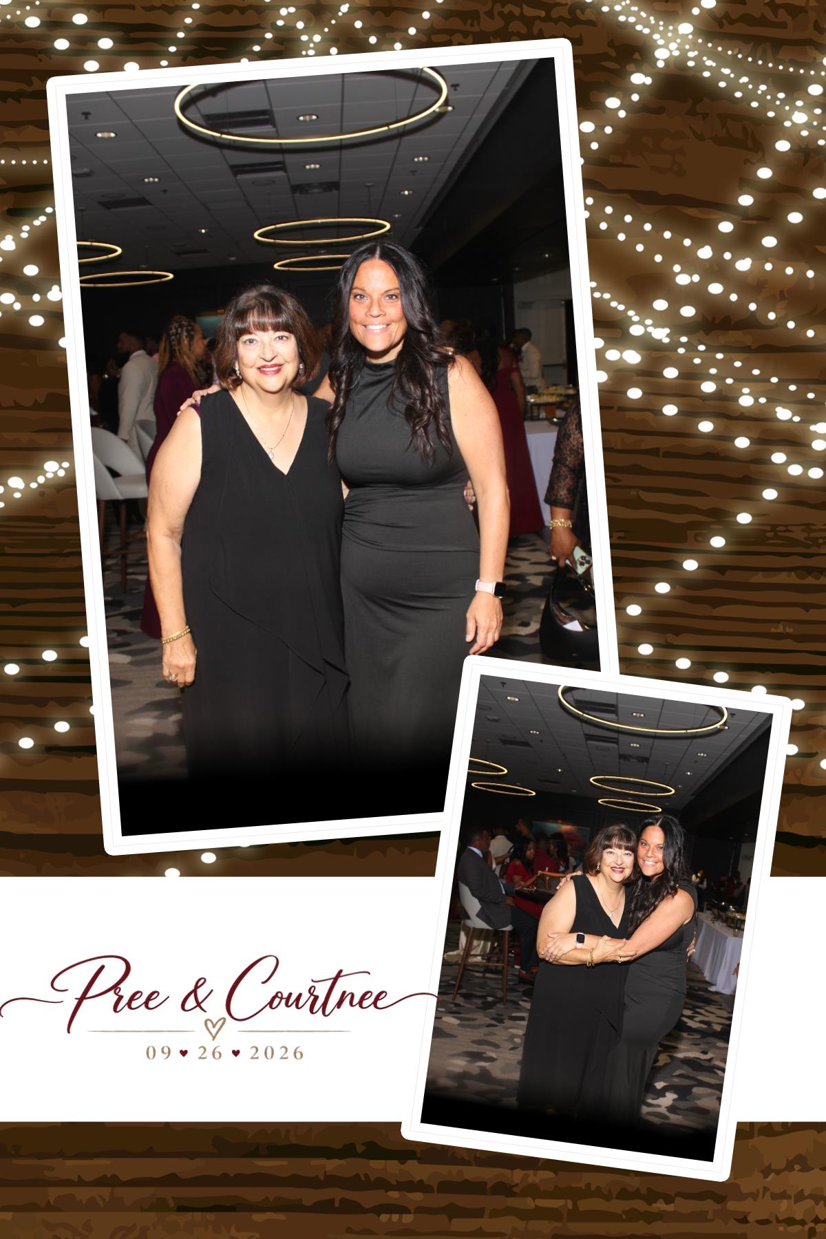 Pree & Courtnee Wedding | View more photos from the event at gallery.photoboothcincy.com/u/PhotoBoothCincy/Pree-Courtnee-Wedding