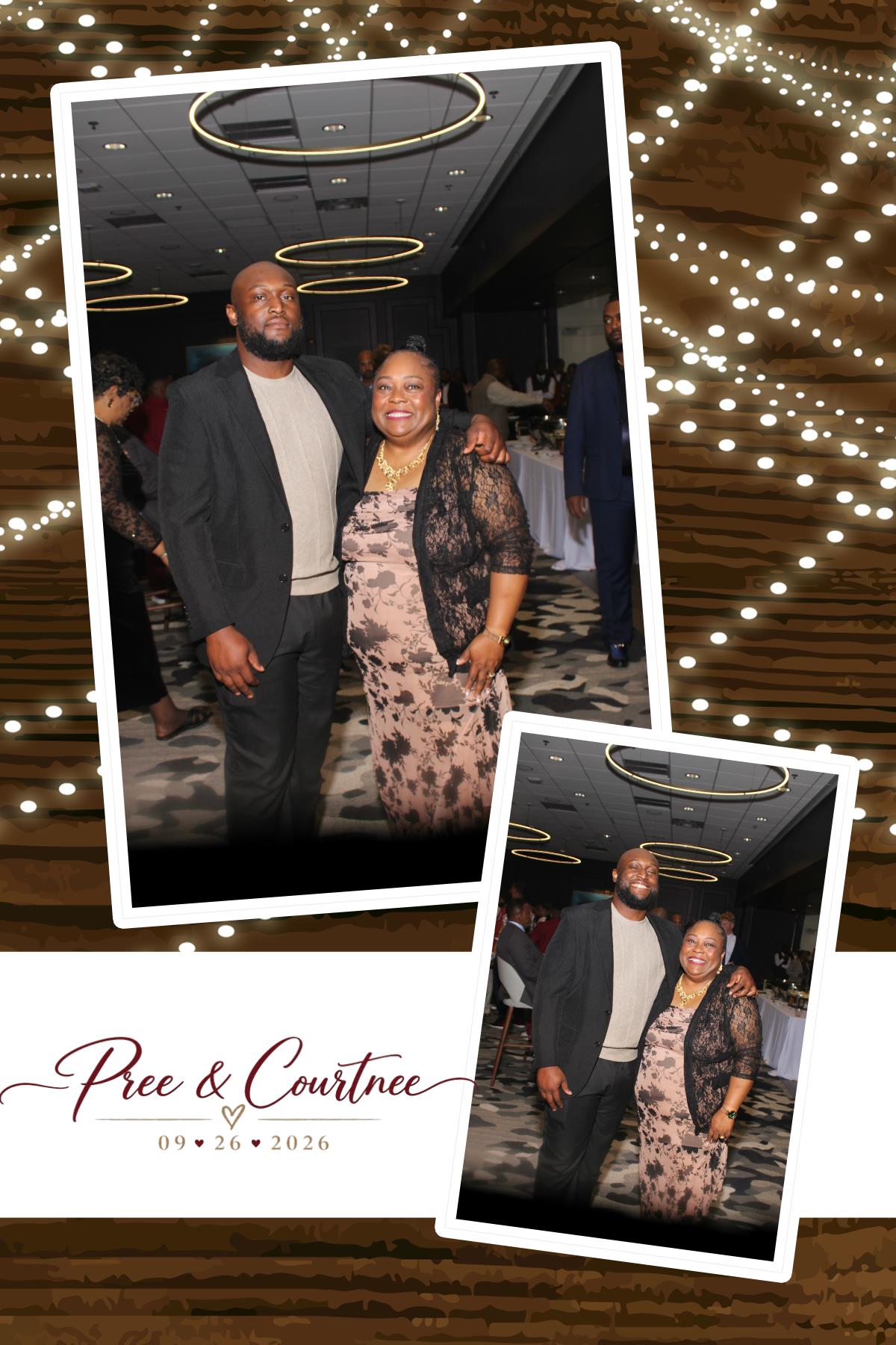 Pree & Courtnee Wedding | View more photos from the event at gallery.photoboothcincy.com/u/PhotoBoothCincy/Pree-Courtnee-Wedding