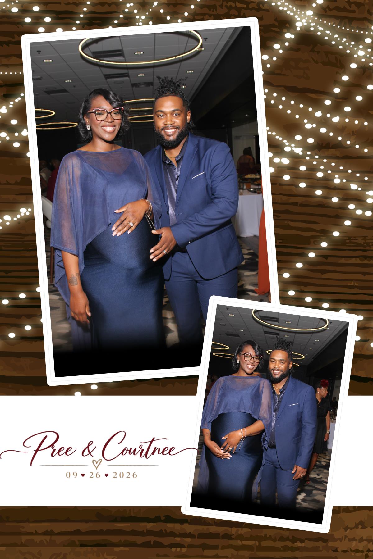Pree & Courtnee Wedding | View more photos from the event at gallery.photoboothcincy.com/u/PhotoBoothCincy/Pree-Courtnee-Wedding