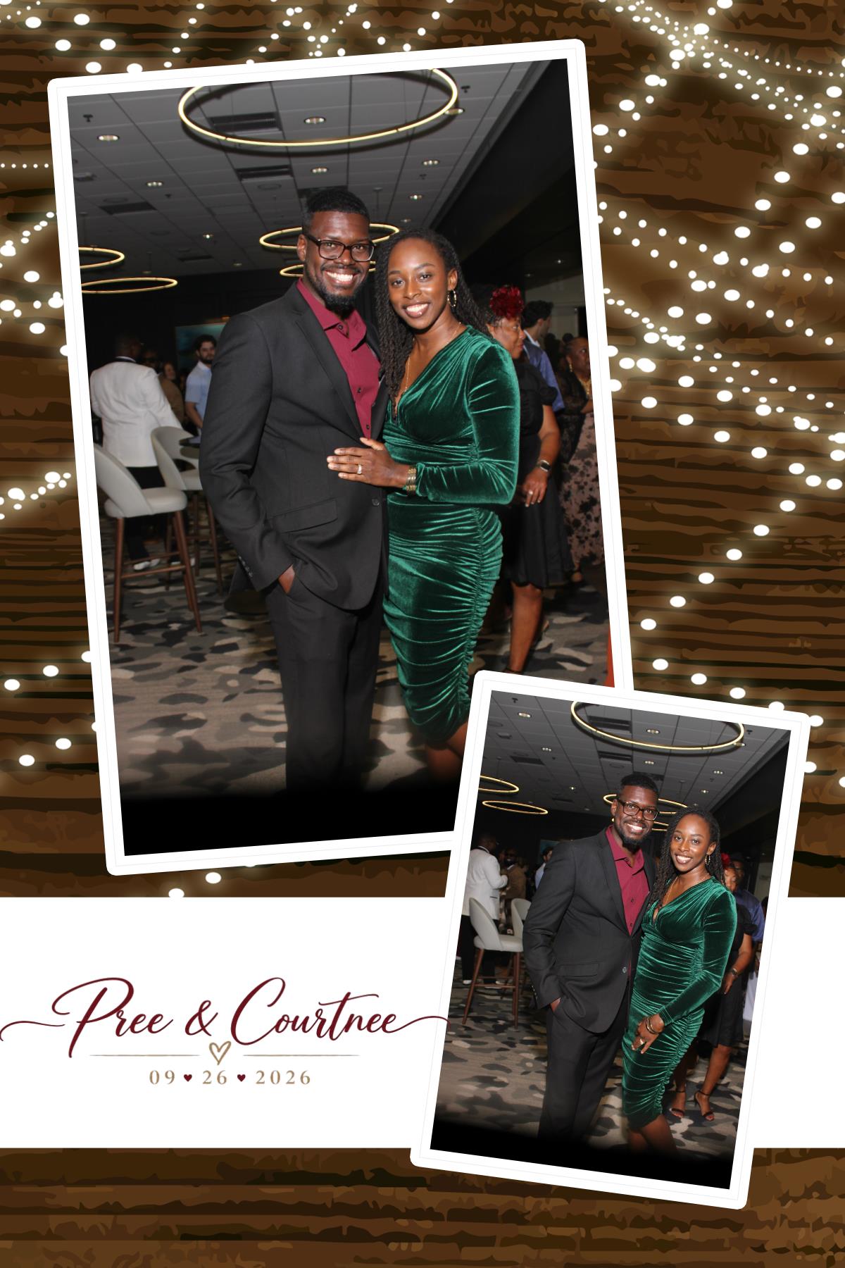 Pree & Courtnee Wedding | View more photos from the event at gallery.photoboothcincy.com/u/PhotoBoothCincy/Pree-Courtnee-Wedding