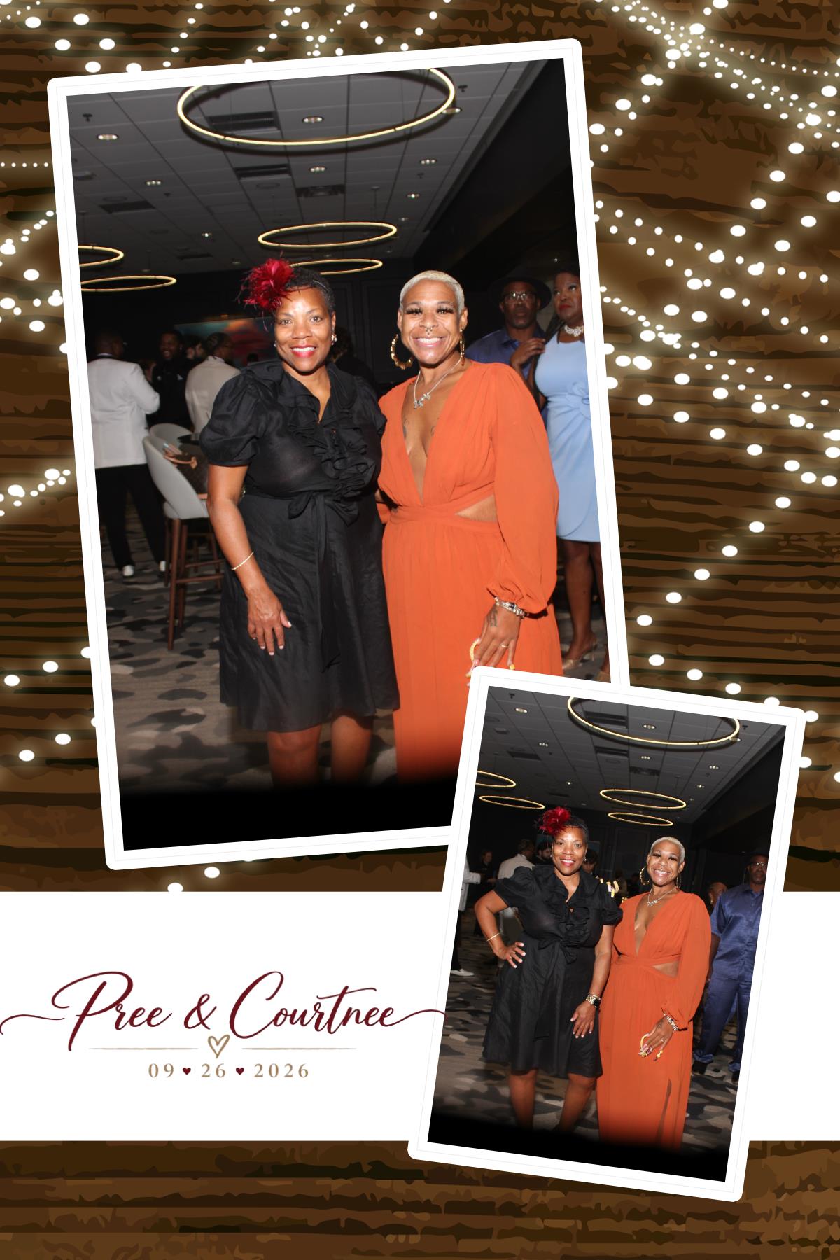 Pree & Courtnee Wedding | View more photos from the event at gallery.photoboothcincy.com/u/PhotoBoothCincy/Pree-Courtnee-Wedding