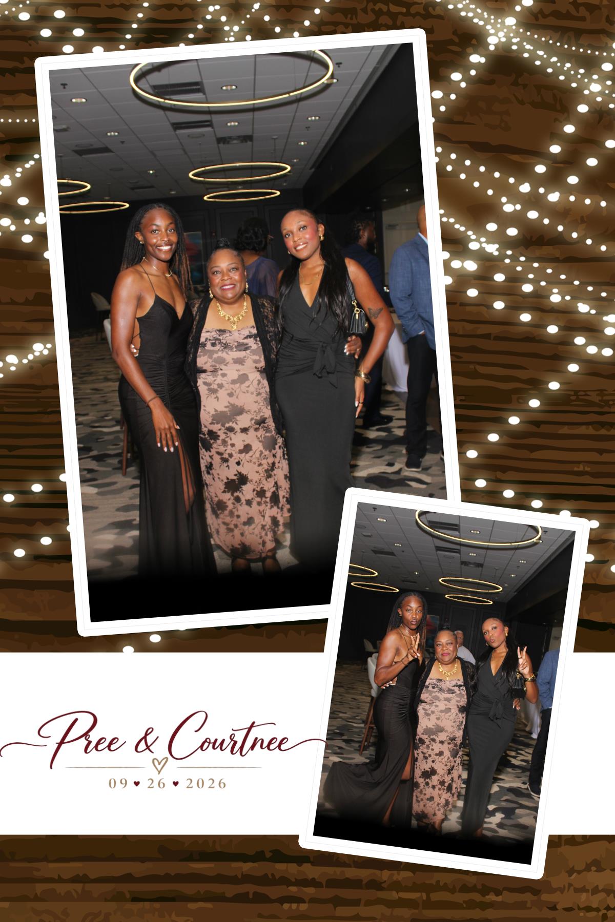 Pree & Courtnee Wedding | View more photos from the event at gallery.photoboothcincy.com/u/PhotoBoothCincy/Pree-Courtnee-Wedding