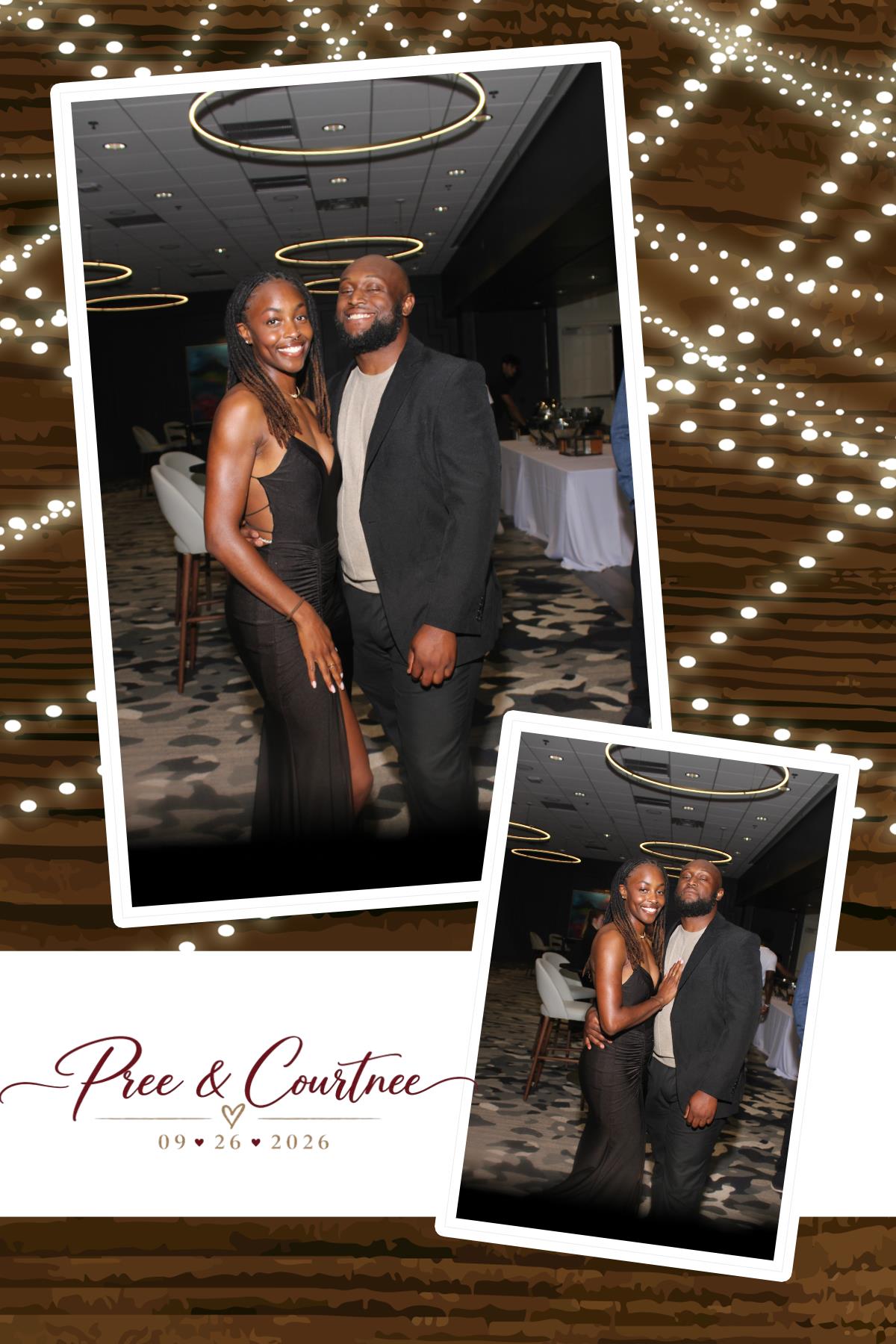 Pree & Courtnee Wedding | View more photos from the event at gallery.photoboothcincy.com/u/PhotoBoothCincy/Pree-Courtnee-Wedding