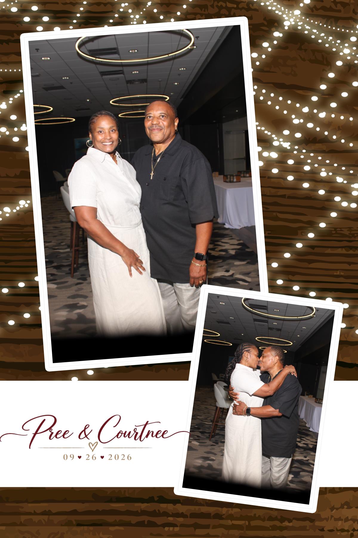 Pree & Courtnee Wedding | View more photos from the event at gallery.photoboothcincy.com/u/PhotoBoothCincy/Pree-Courtnee-Wedding