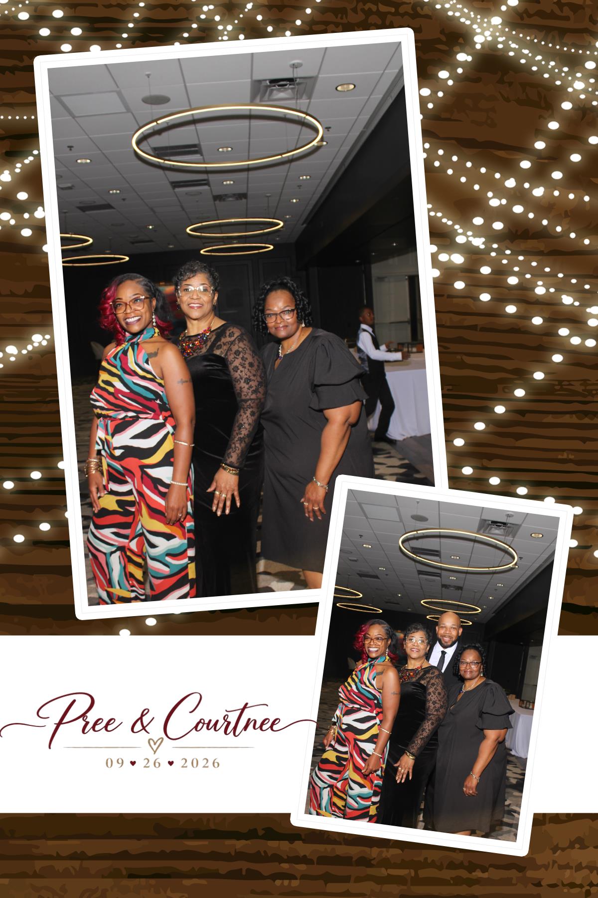 Pree & Courtnee Wedding | View more photos from the event at gallery.photoboothcincy.com/u/PhotoBoothCincy/Pree-Courtnee-Wedding
