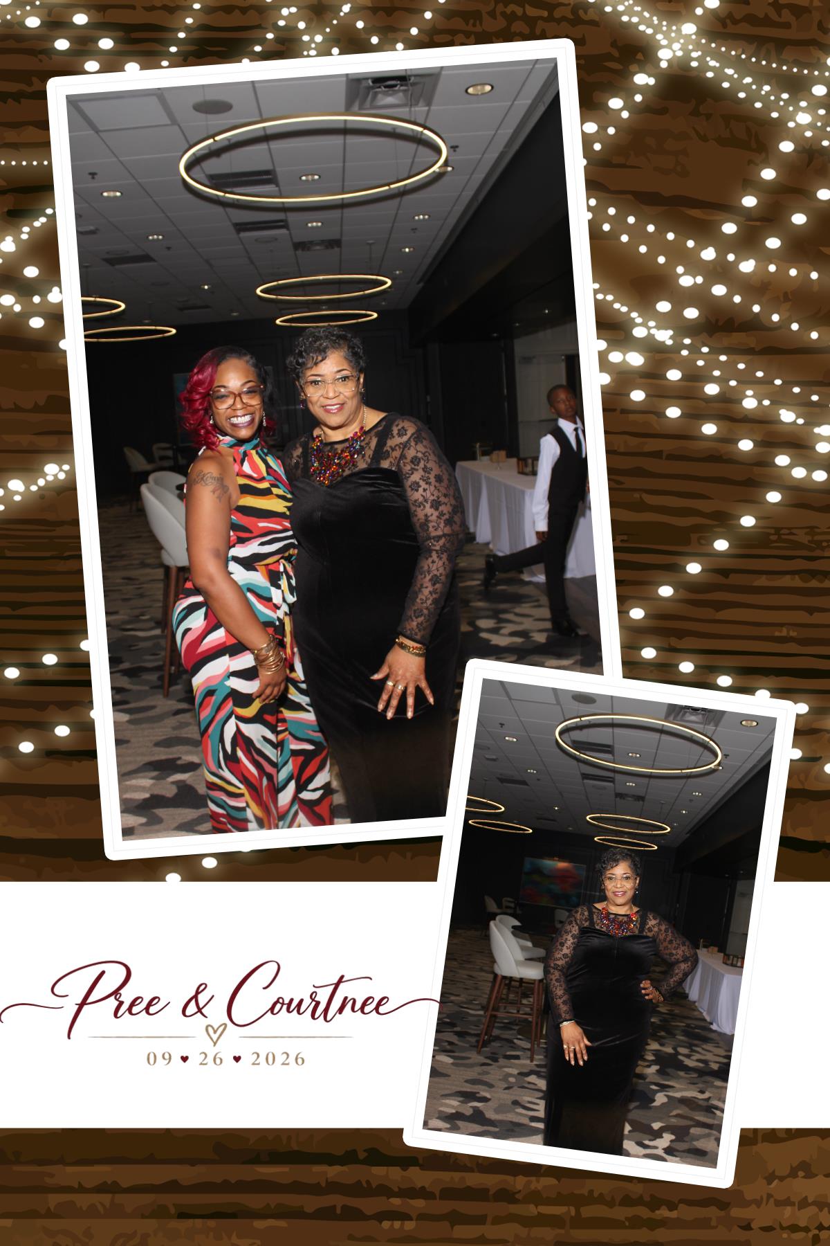 Pree & Courtnee Wedding | View more photos from the event at gallery.photoboothcincy.com/u/PhotoBoothCincy/Pree-Courtnee-Wedding