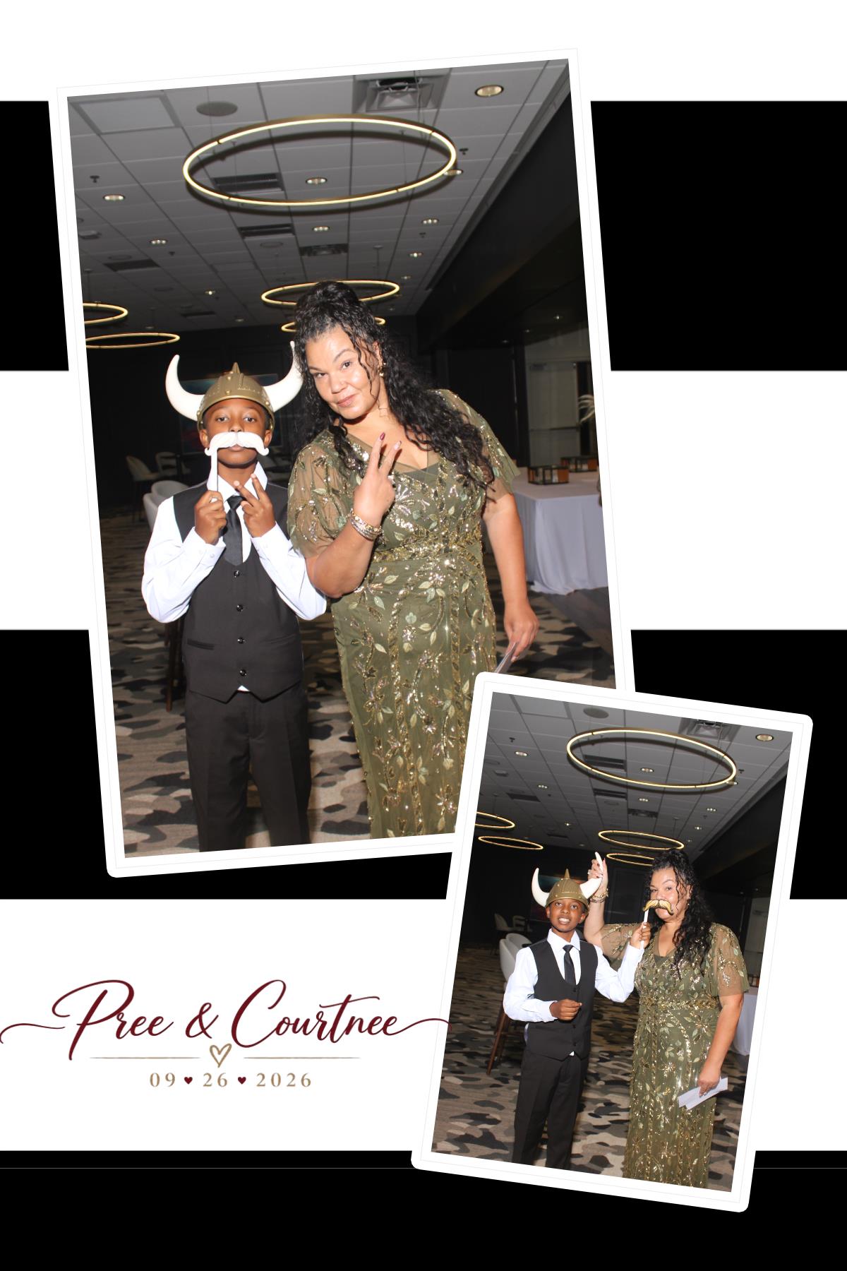 Pree & Courtnee Wedding | View more photos from the event at gallery.photoboothcincy.com/u/PhotoBoothCincy/Pree-Courtnee-Wedding