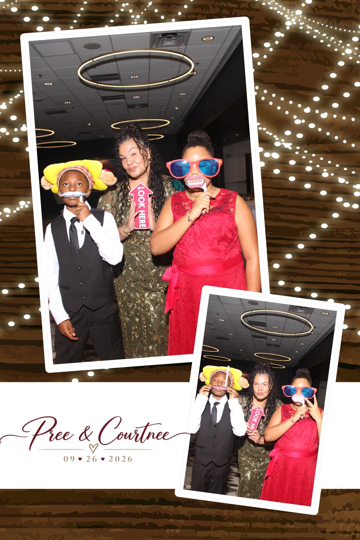 Pree & Courtnee Wedding | View more photos from the event at gallery.photoboothcincy.com/u/PhotoBoothCincy/Pree-Courtnee-Wedding