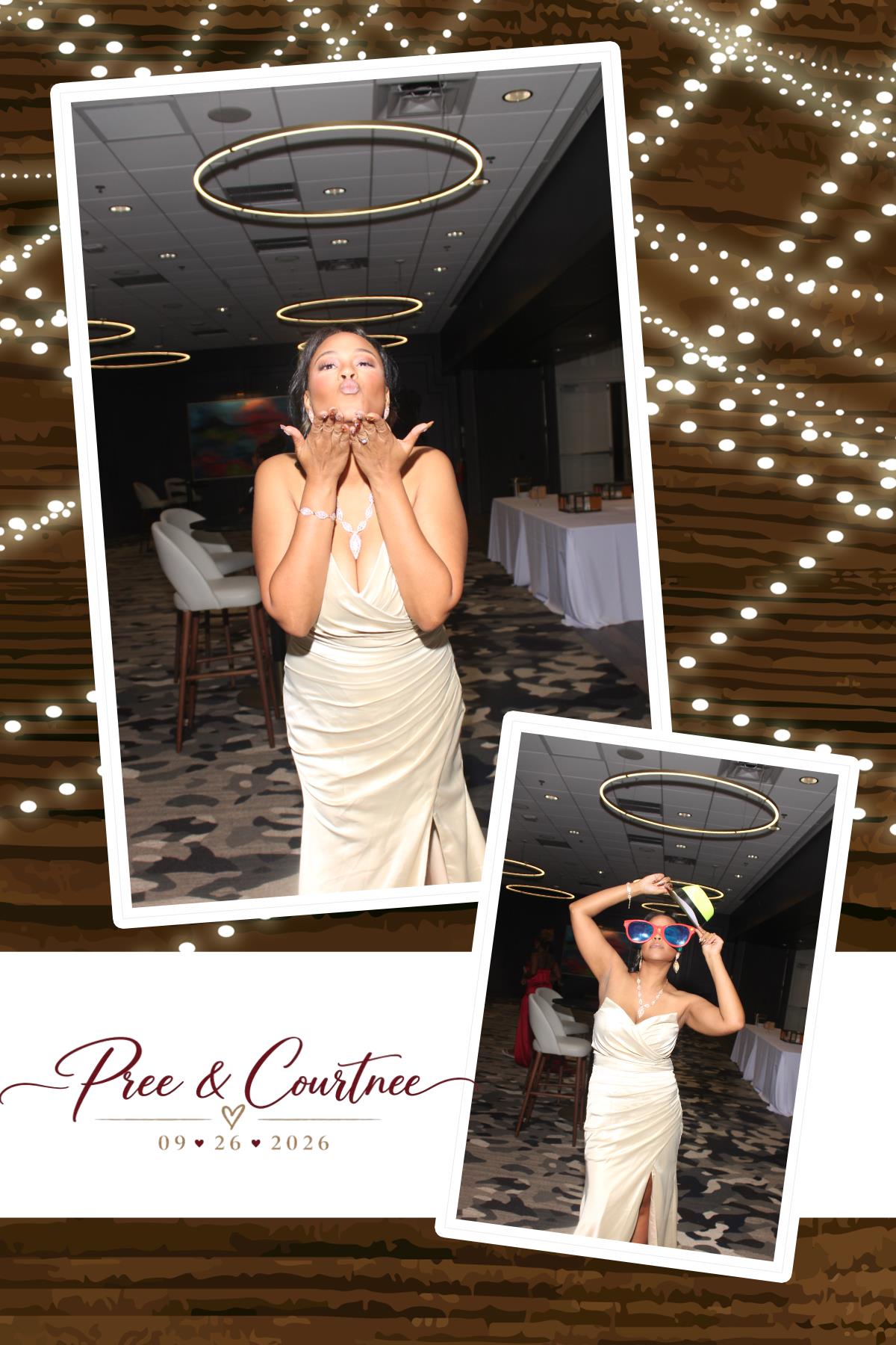 Pree & Courtnee Wedding | View more photos from the event at gallery.photoboothcincy.com/u/PhotoBoothCincy/Pree-Courtnee-Wedding
