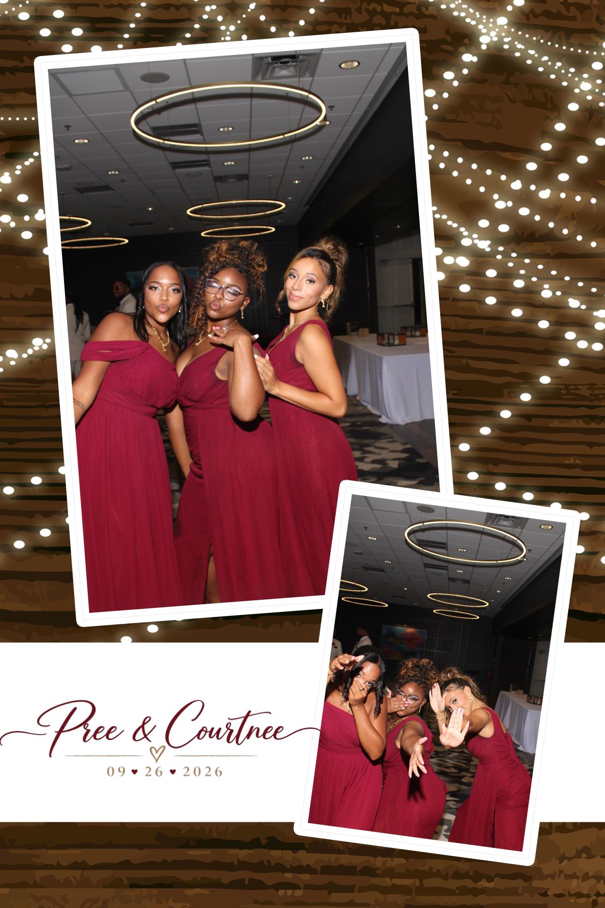 Pree & Courtnee Wedding | View more photos from the event at gallery.photoboothcincy.com/u/PhotoBoothCincy/Pree-Courtnee-Wedding
