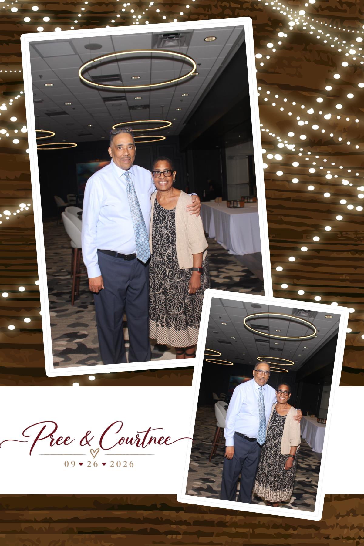 Pree & Courtnee Wedding | View more photos from the event at gallery.photoboothcincy.com/u/PhotoBoothCincy/Pree-Courtnee-Wedding