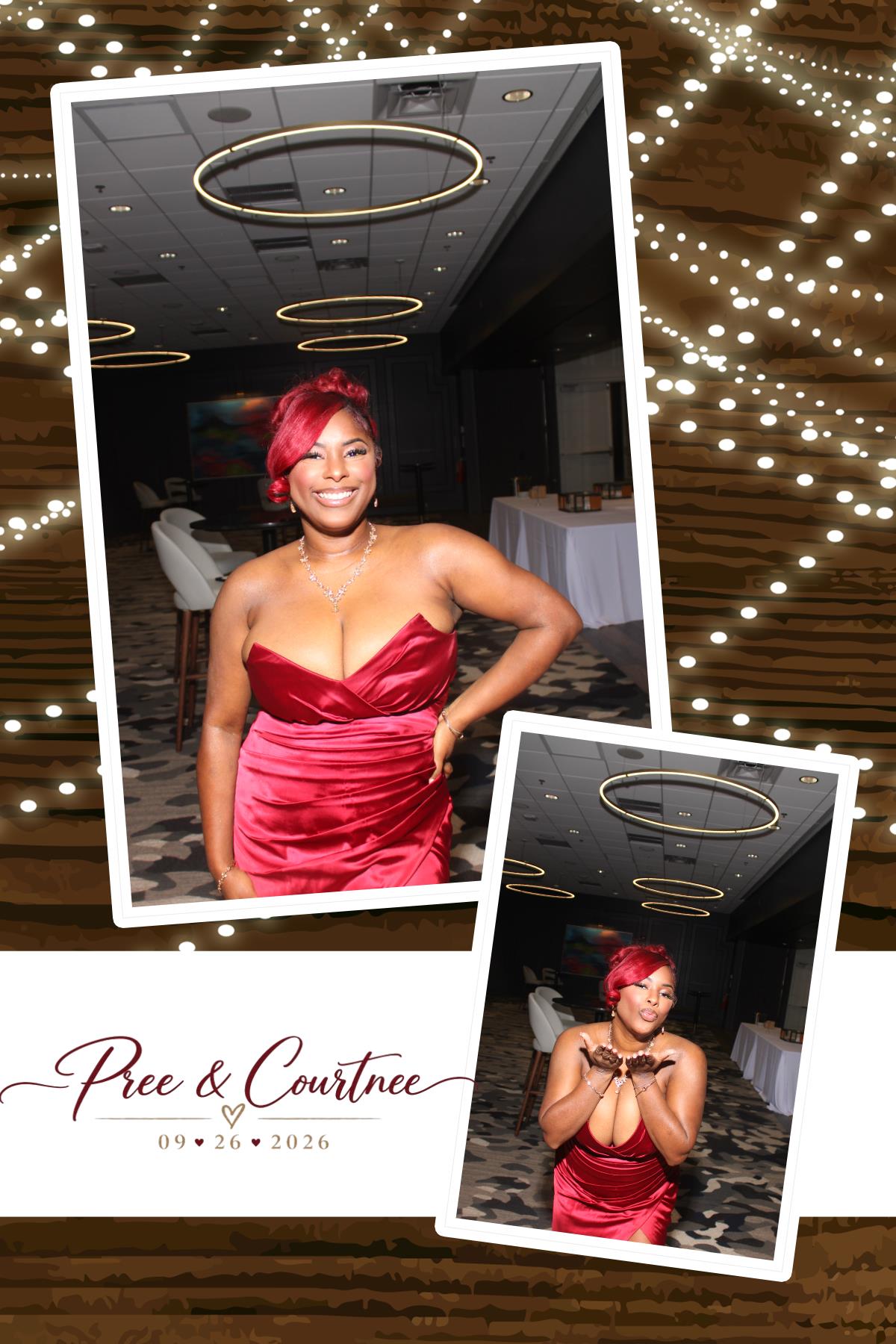 Pree & Courtnee Wedding | View more photos from the event at gallery.photoboothcincy.com/u/PhotoBoothCincy/Pree-Courtnee-Wedding