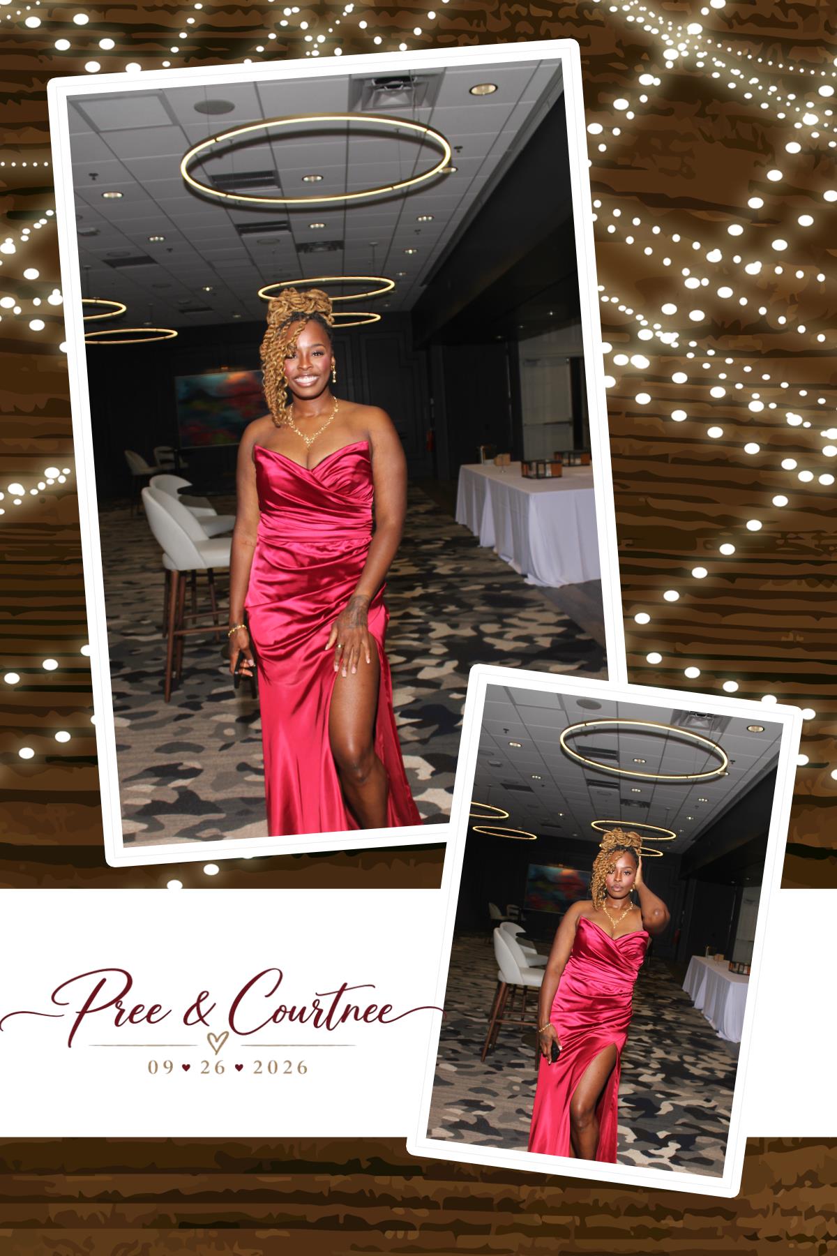 Pree & Courtnee Wedding | View more photos from the event at gallery.photoboothcincy.com/u/PhotoBoothCincy/Pree-Courtnee-Wedding