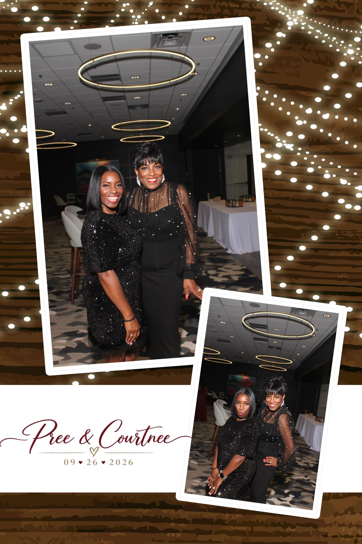 Pree & Courtnee Wedding | View more photos from the event at gallery.photoboothcincy.com/u/PhotoBoothCincy/Pree-Courtnee-Wedding