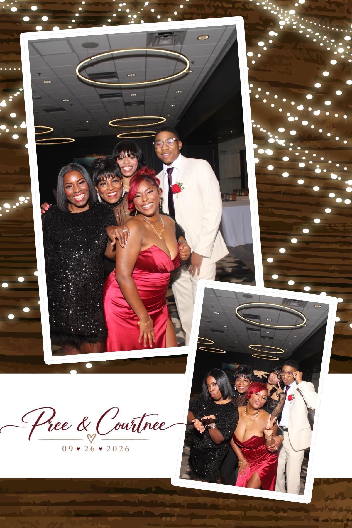 Pree & Courtnee Wedding | View more photos from the event at gallery.photoboothcincy.com/u/PhotoBoothCincy/Pree-Courtnee-Wedding