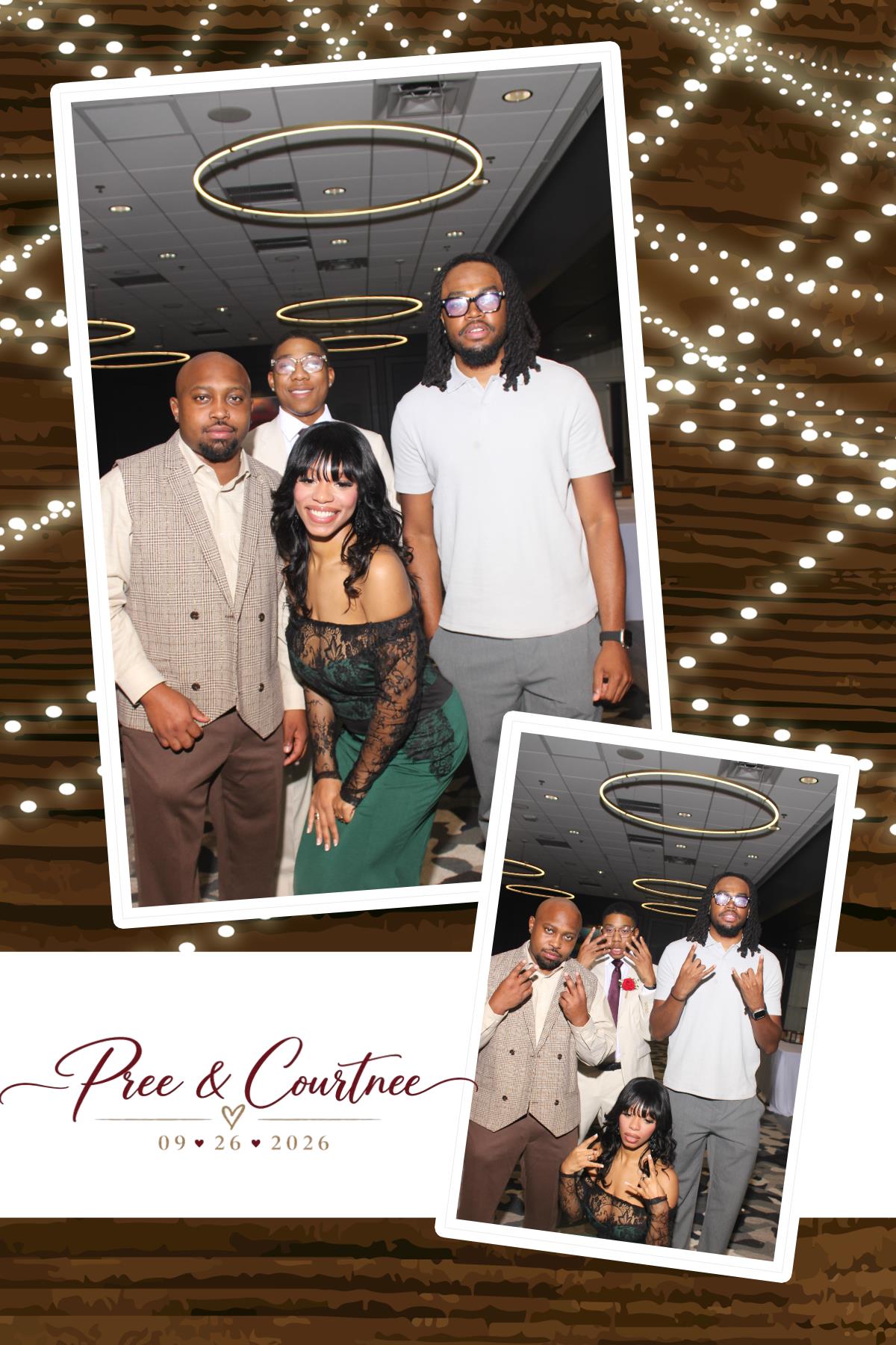 Pree & Courtnee Wedding | View more photos from the event at gallery.photoboothcincy.com/u/PhotoBoothCincy/Pree-Courtnee-Wedding