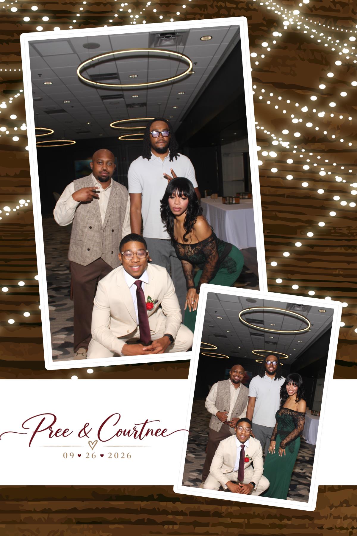 Pree & Courtnee Wedding | View more photos from the event at gallery.photoboothcincy.com/u/PhotoBoothCincy/Pree-Courtnee-Wedding
