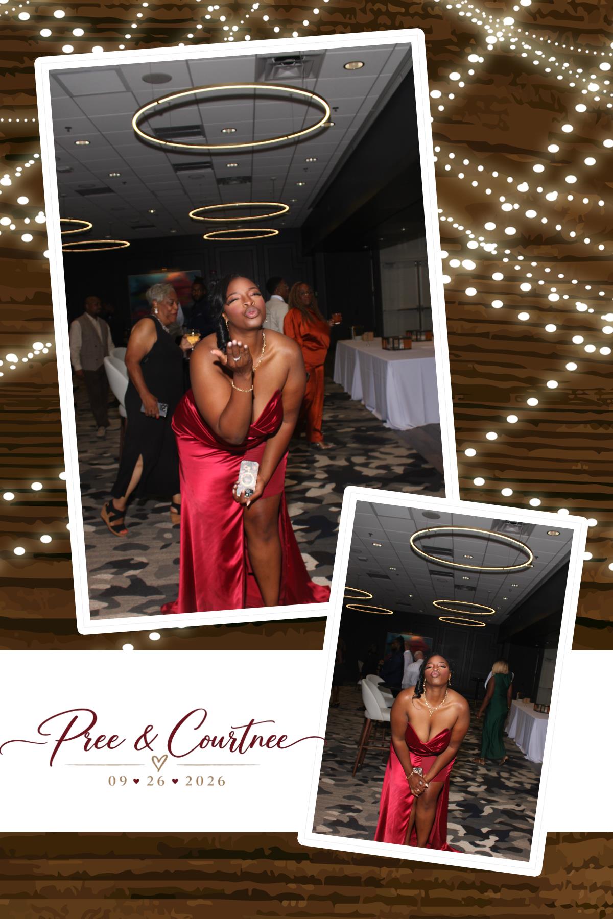 Pree & Courtnee Wedding | View more photos from the event at gallery.photoboothcincy.com/u/PhotoBoothCincy/Pree-Courtnee-Wedding