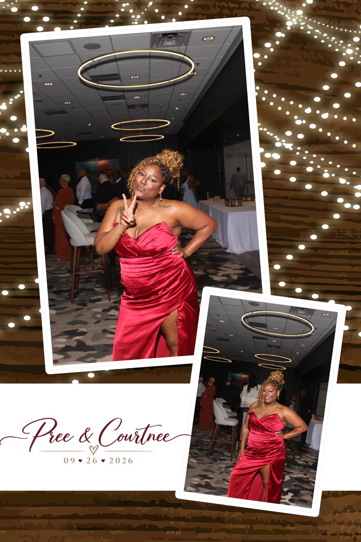 Pree & Courtnee Wedding | View more photos from the event at gallery.photoboothcincy.com/u/PhotoBoothCincy/Pree-Courtnee-Wedding