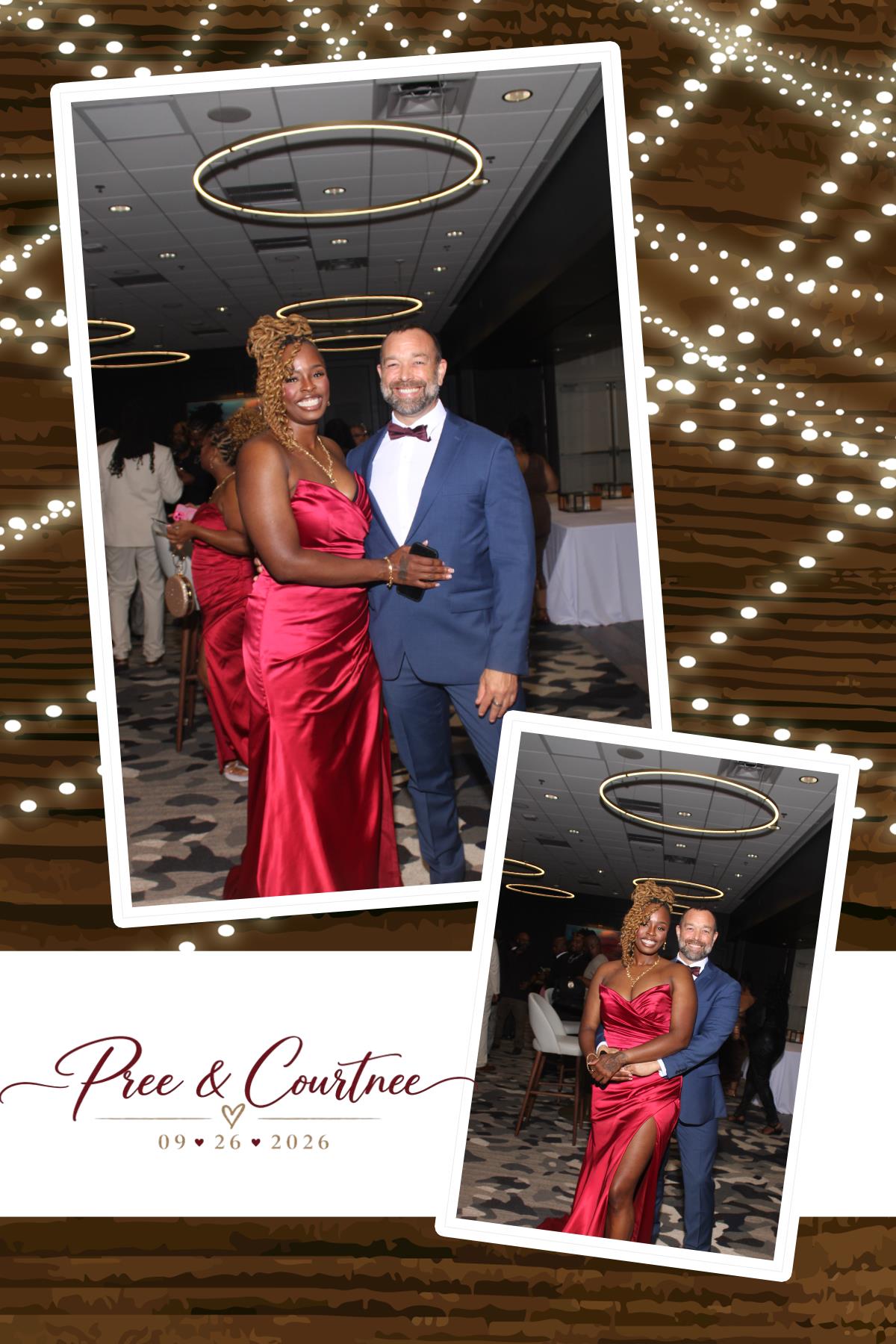 Pree & Courtnee Wedding | View more photos from the event at gallery.photoboothcincy.com/u/PhotoBoothCincy/Pree-Courtnee-Wedding